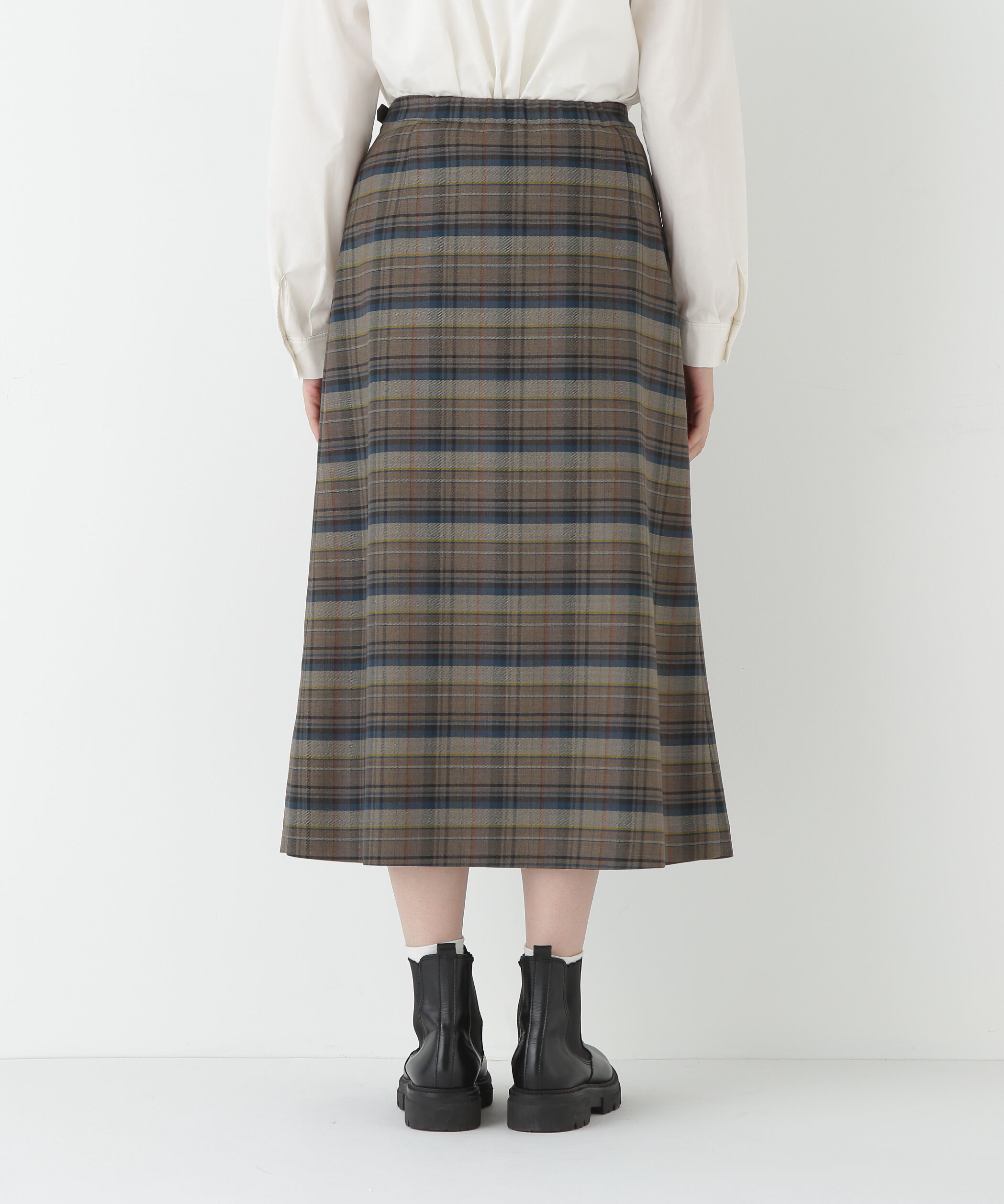  「◆先染めチェックキルト風スカート」|スカート|