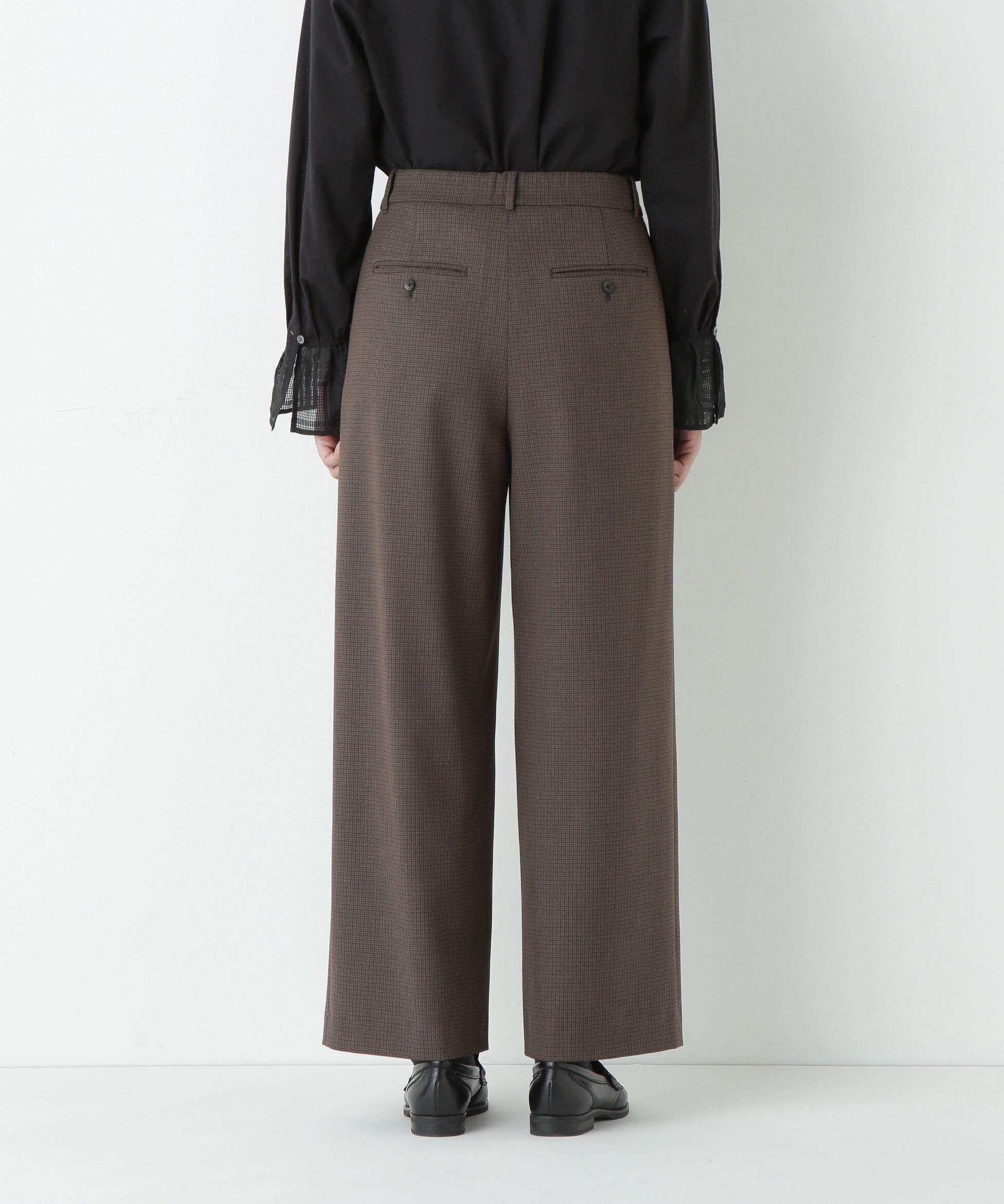  「≪ウォーム素材≫裏起毛セミワイドパンツ」|その他|