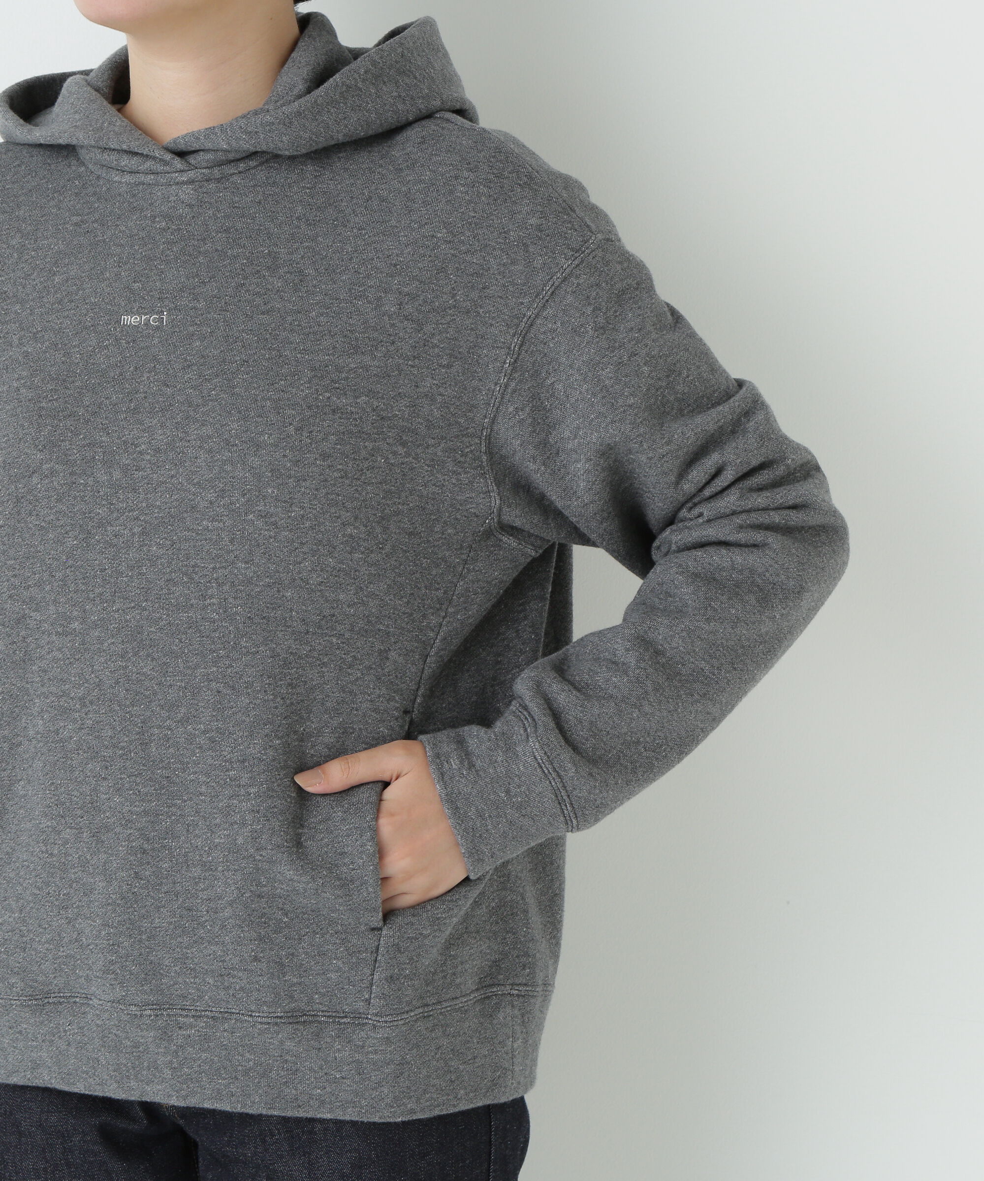  「裏毛ｍｅｒｃｉパーカー」|Tシャツ・カットソー|