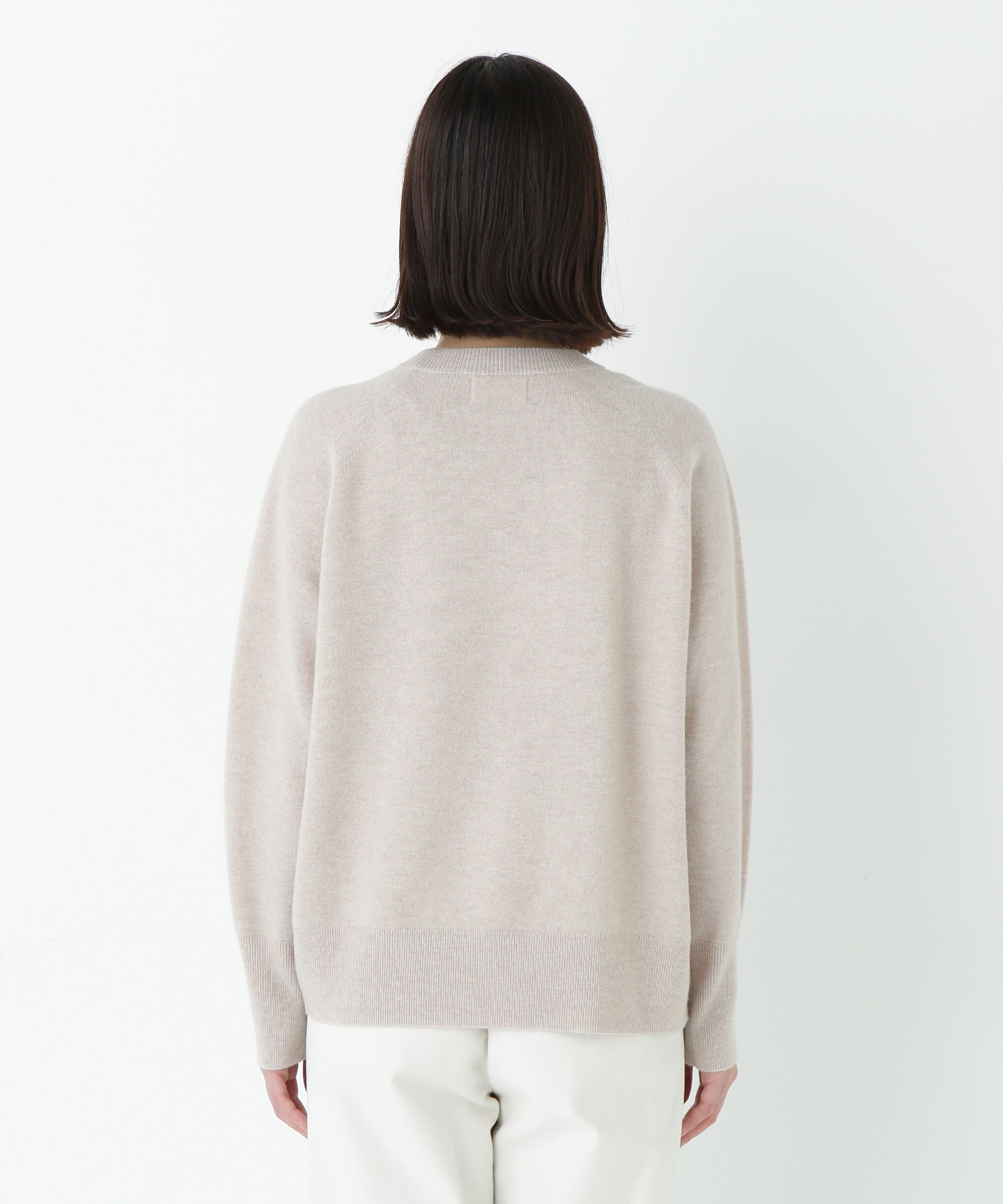  「◆ミドルゲージウールクルーネックプルオーバー」|ニット・セーター|