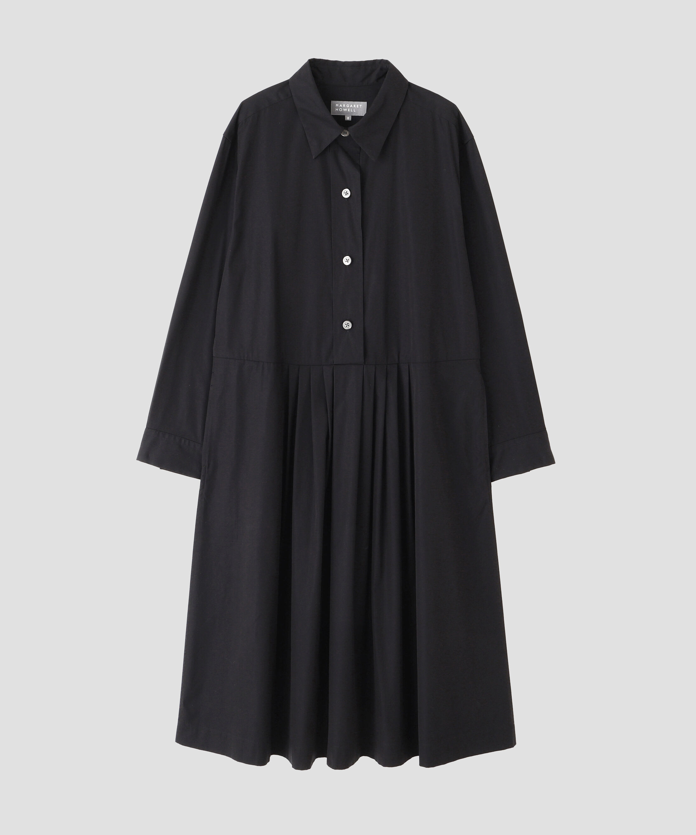  「COTTON SILK PLAINWEAVE DRESS」|ワンピース|