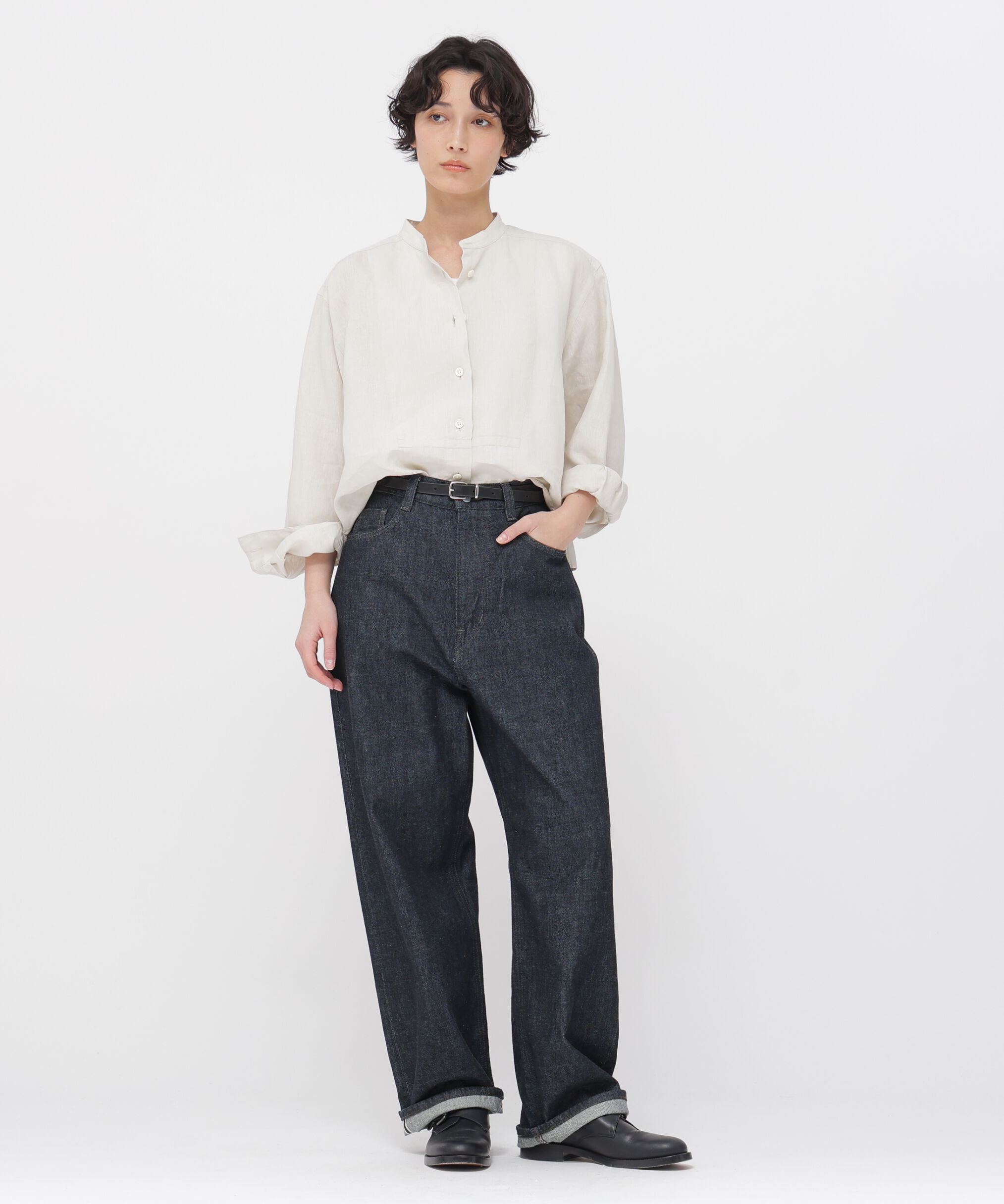  「SHIRTING LINEN SHIRT」|シャツ・ブラウス|