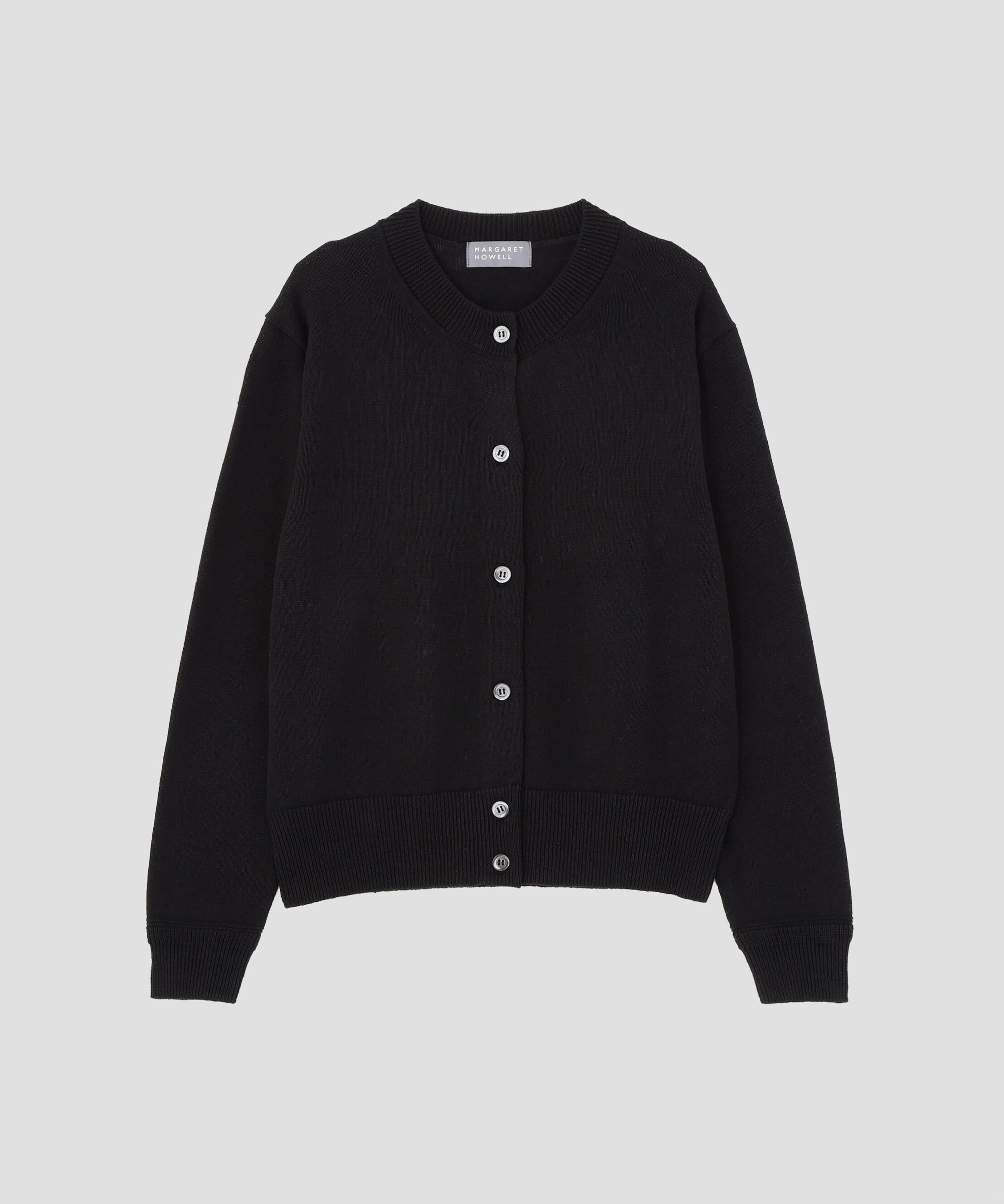  「TWISTED LINEN COTTON KNITWEAR」|カーディガン|