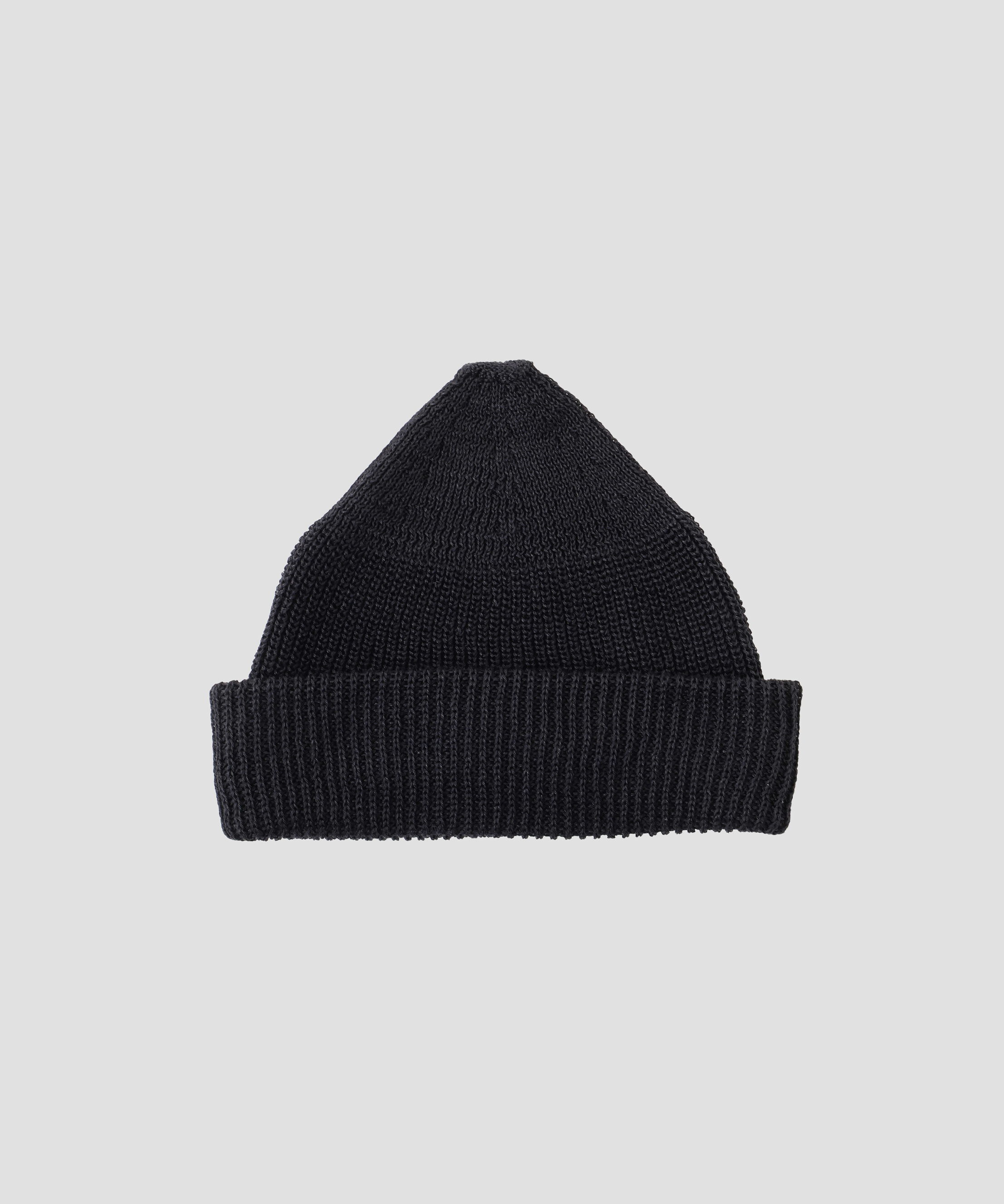 MARGARET HOWELL「COTTON RAMIE BEANIE」|その他|BLACK