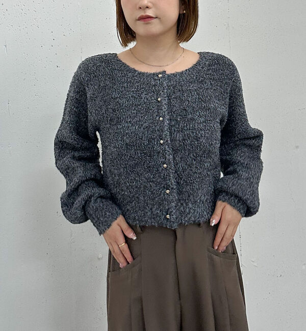 archives「プードルフェザーニットカーディガン」|カーディガン|