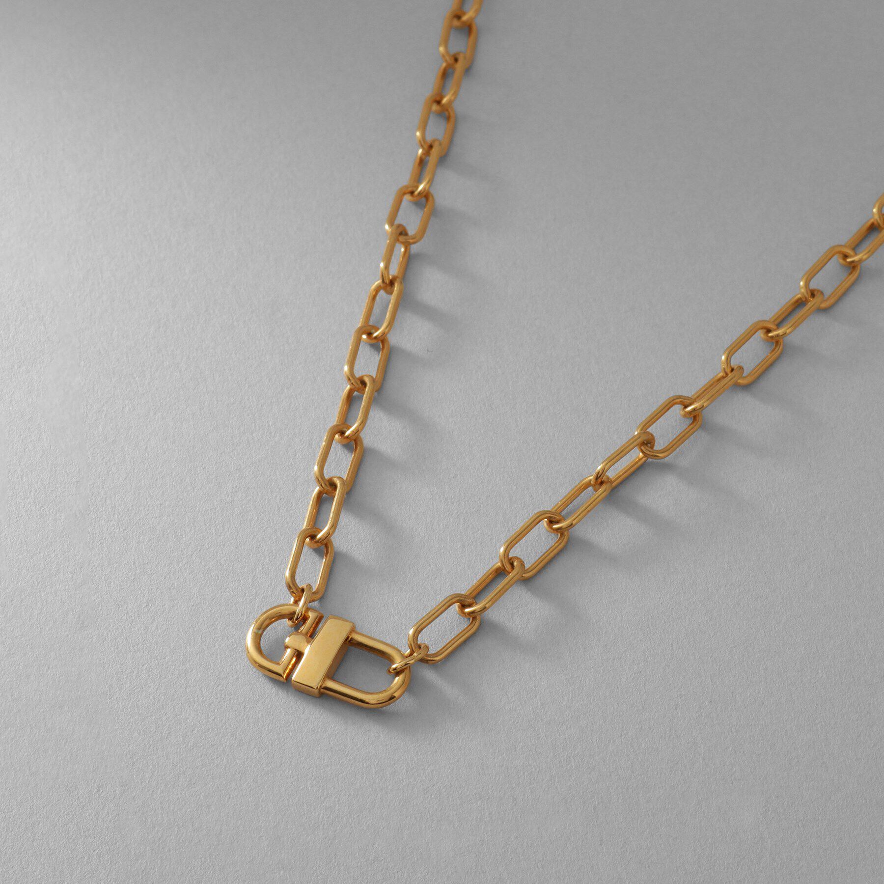 COCOSHNIK ONKITSCH「シルバー ロックモチーフネックレス GP」|ネックレス|