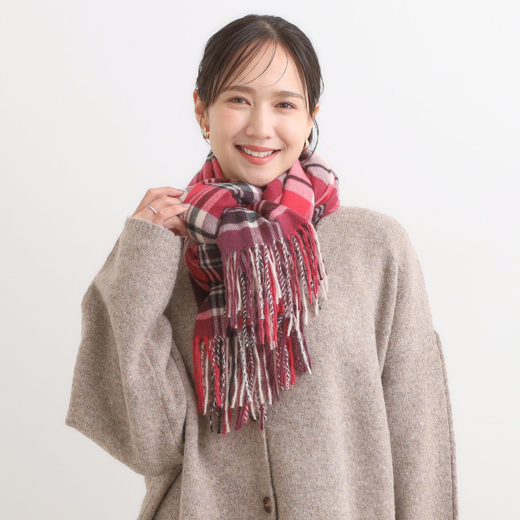 SHOO･LA･RUE「チェックストール」|ストール|