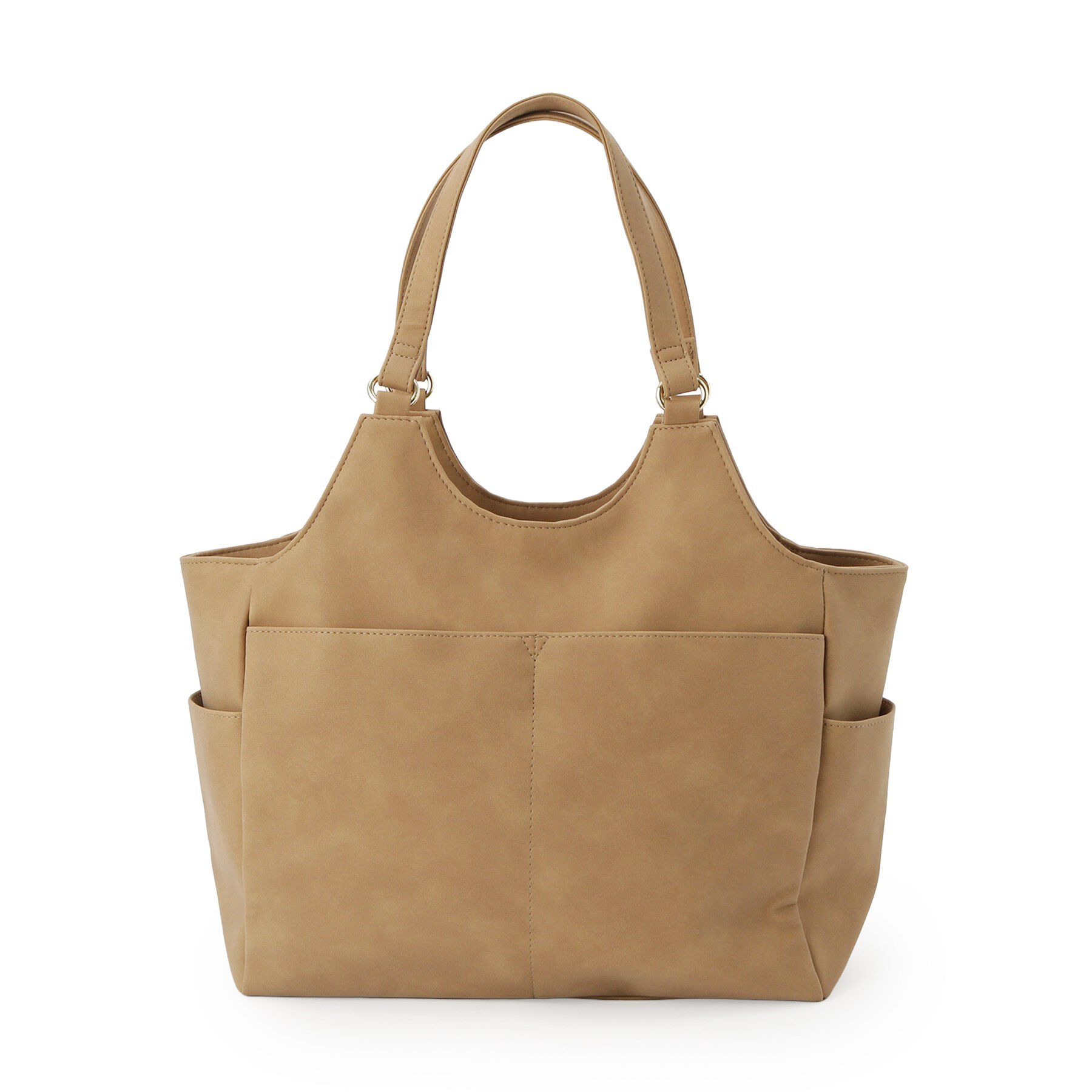 SHOO･LA･RUE「スエード調8ポケットトートバッグ」|トートバッグ|