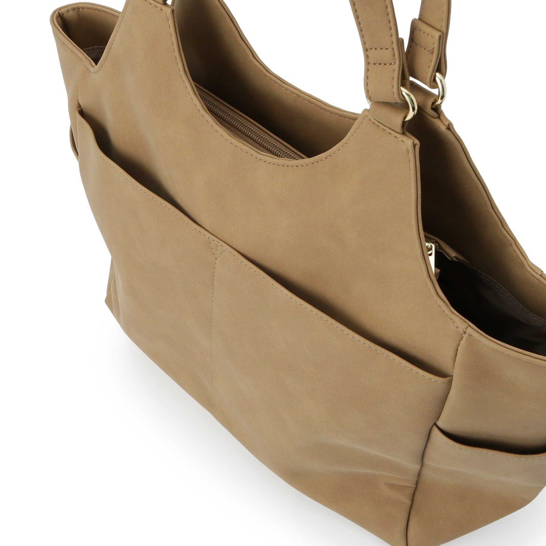 SHOO･LA･RUE「スエード調8ポケットトートバッグ」|トートバッグ|