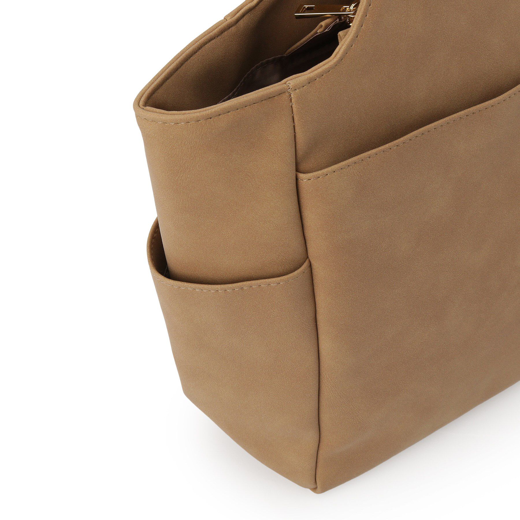 SHOO･LA･RUE「スエード調8ポケットトートバッグ」|トートバッグ|