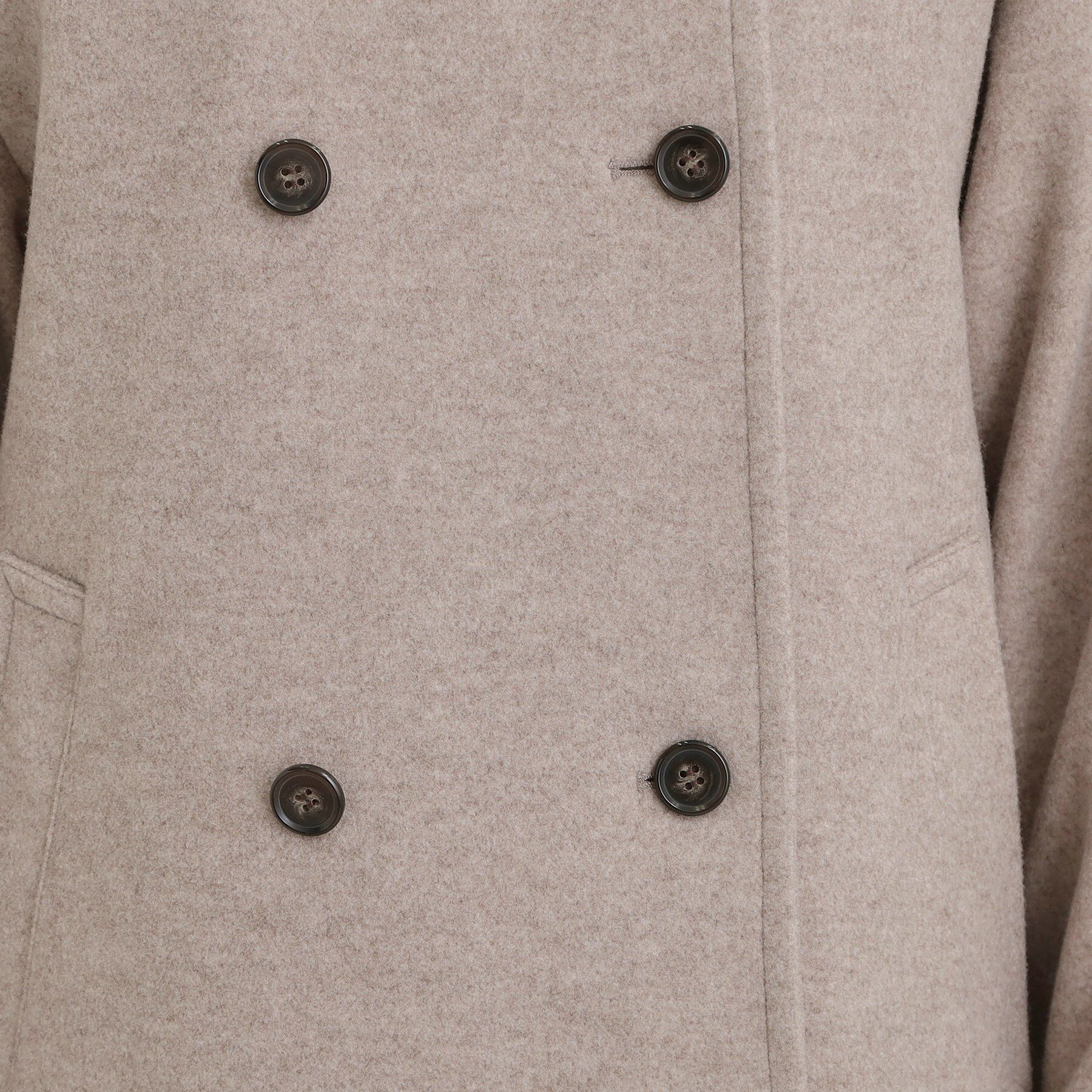 SHOO･LA･RUE「【S-LL】大人のきれいめスタイルに ウール調スタンドロングコート」|その他|