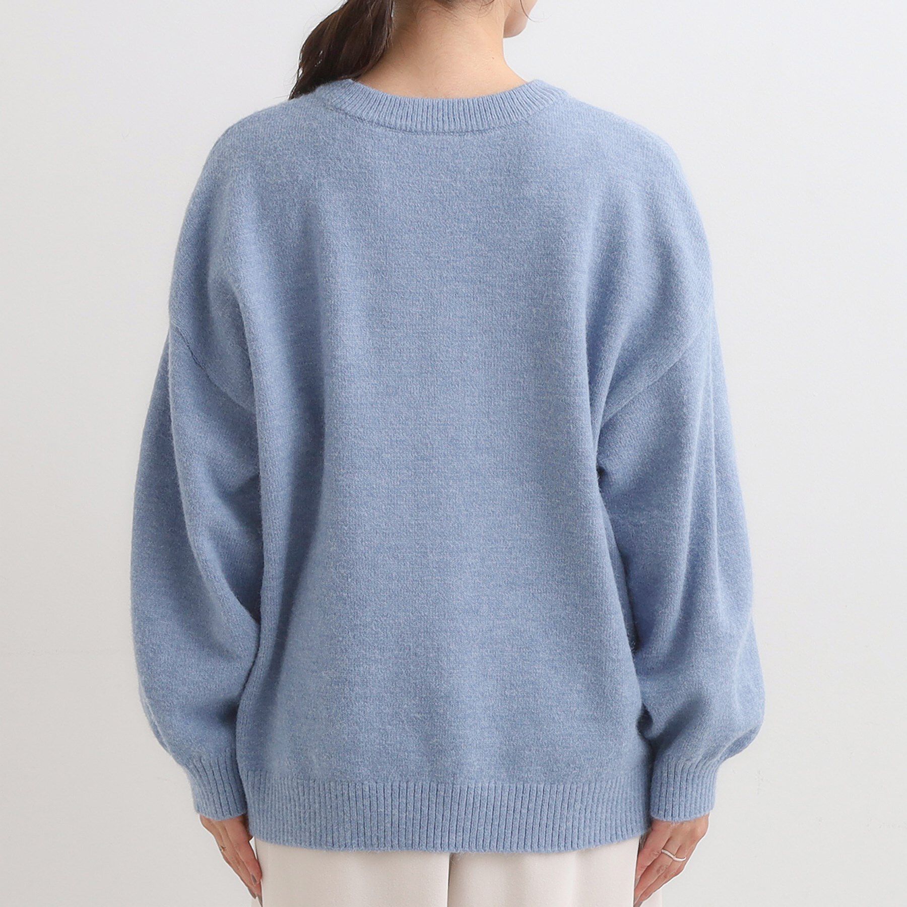 SHOO･LA･RUE「【旭山動物園応援商品】ゆるアニマル ふわふわジャカードニット」|ニット・セーター|