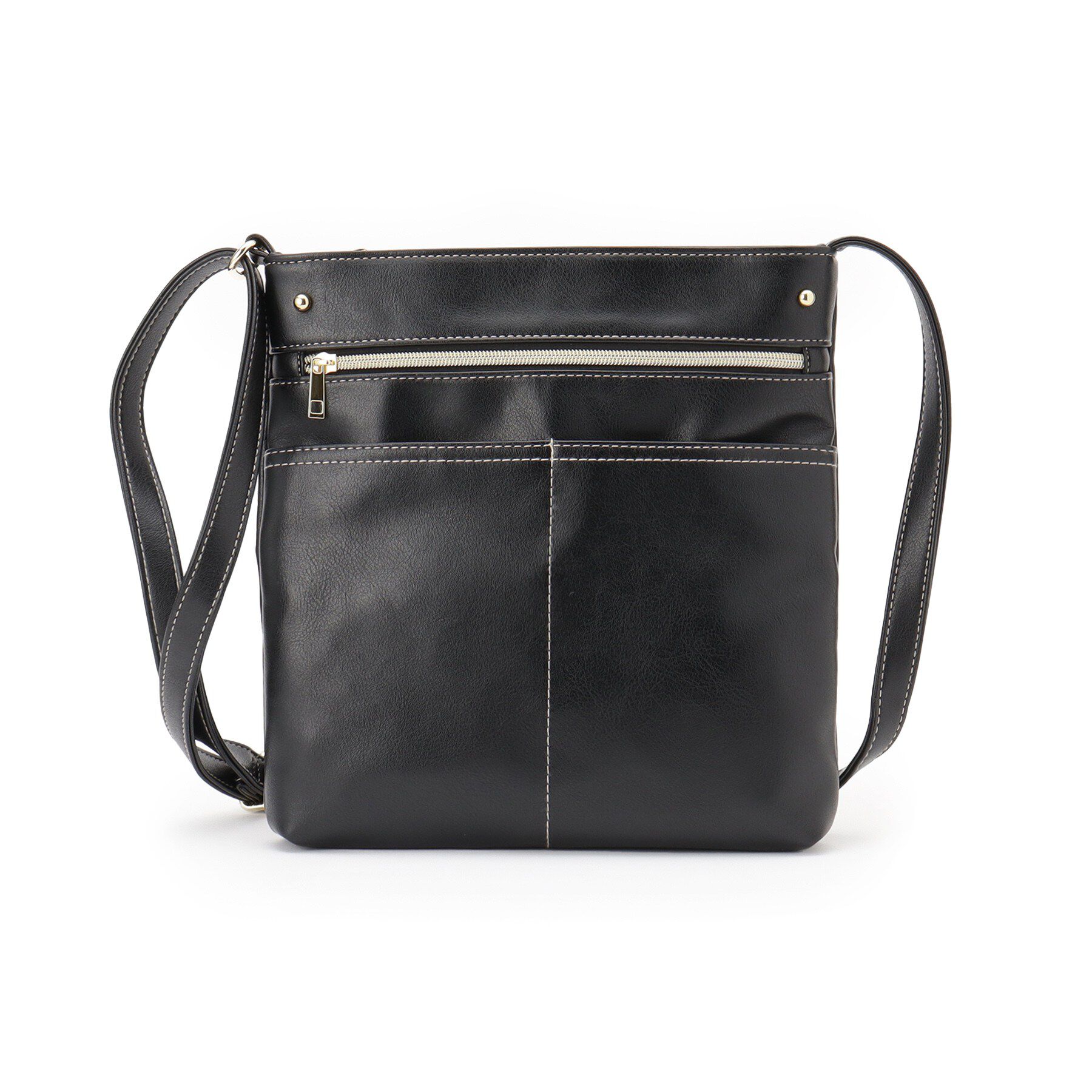 SHOO･LA･RUE「【8ポケット/ギフトにも】すっきり見えのショルダーバッグ」|ショルダー・メッセンジャー|