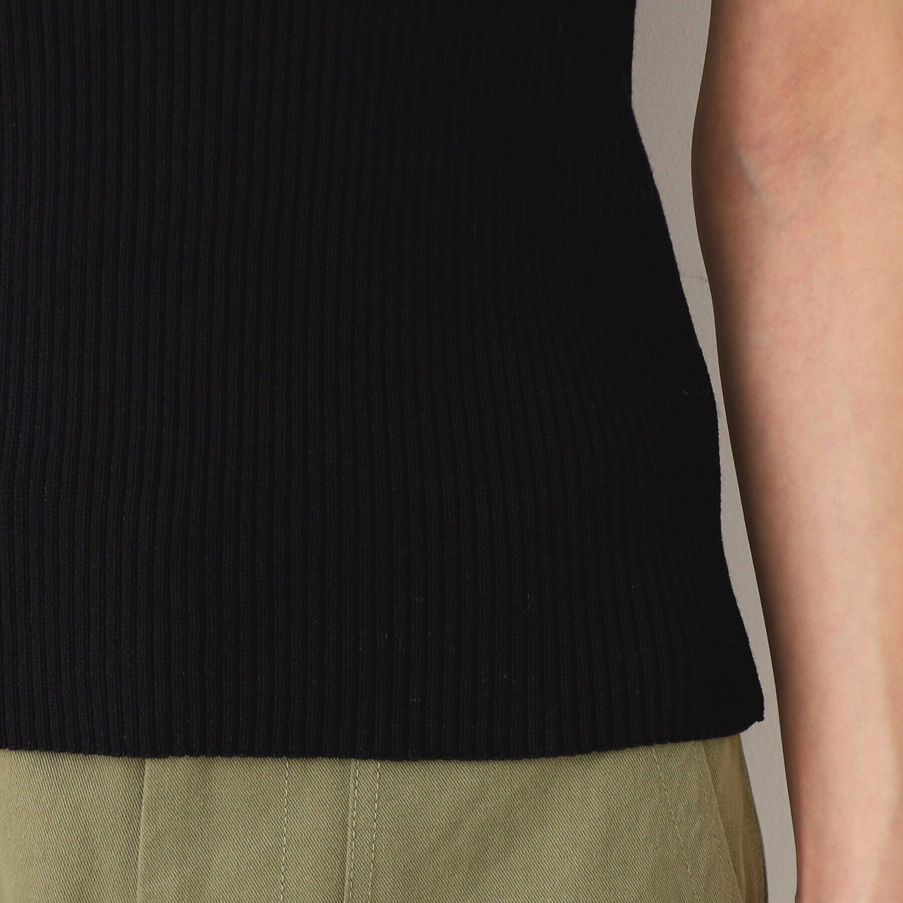 Dessin「【洗える】ニットリブタンクトップ」|キャミソール|