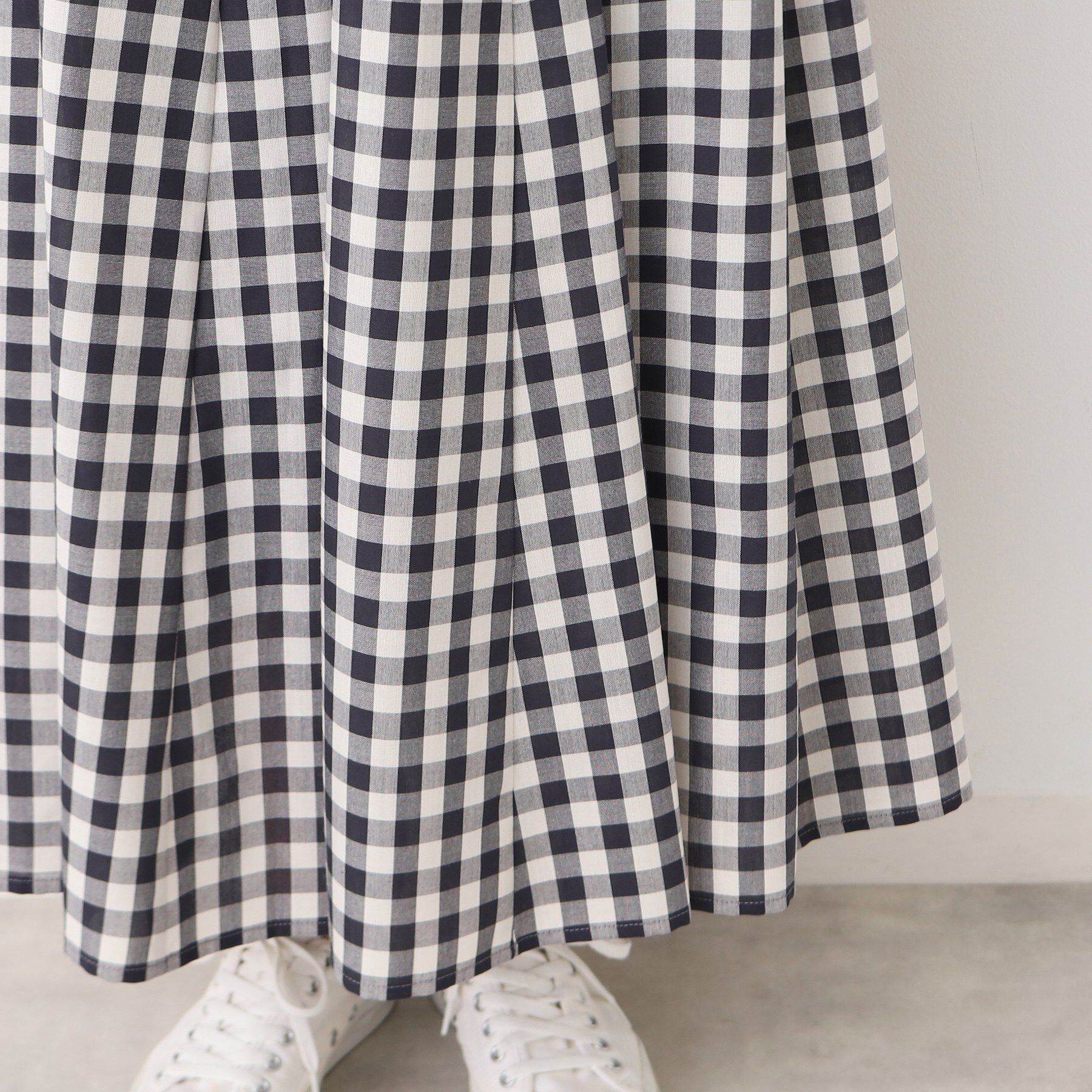 Dessin「【ウエストゴム・4サイズ展開】映えチェック柄スカート（XS～L）」|スカート|