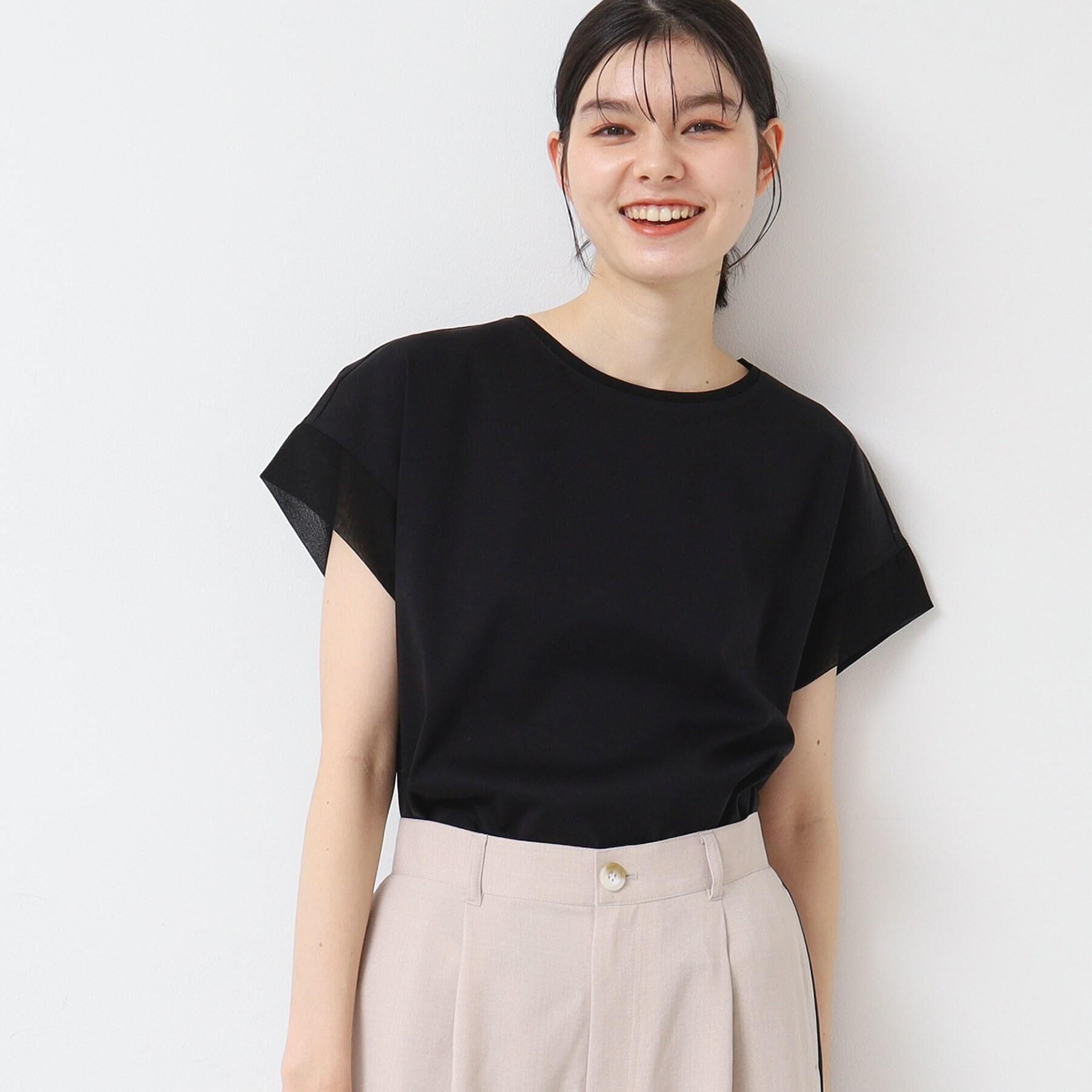 Dessin「【シリーズ累計8万枚！選べる5サイズ/6色展開/洗える】美光沢カットソー【オンにもオフにもちょうどい」|Tシャツ・カットソー|