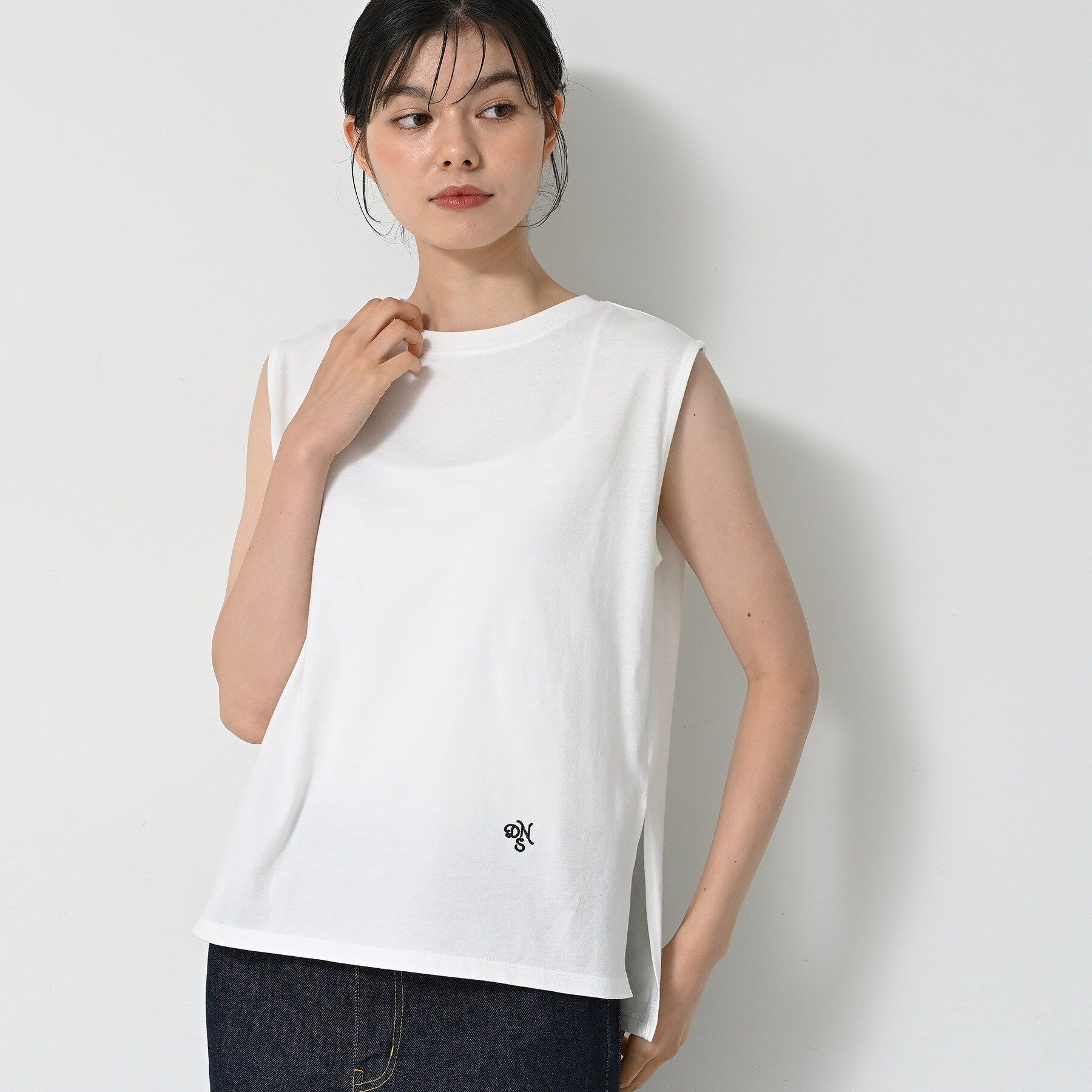 Dessin「【洗える】ノースリーブカットソー」|Tシャツ・カットソー|