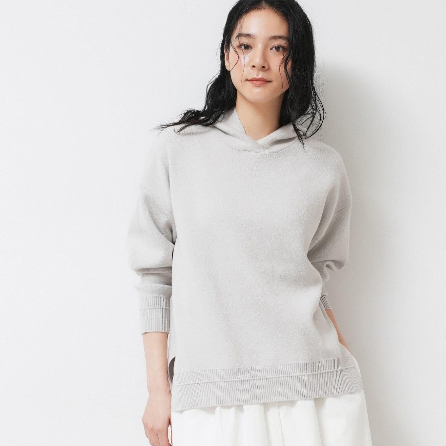 Dessin「【洗える／体型カバー】ちょうどいいニットパーカ」|ニット・セーター|