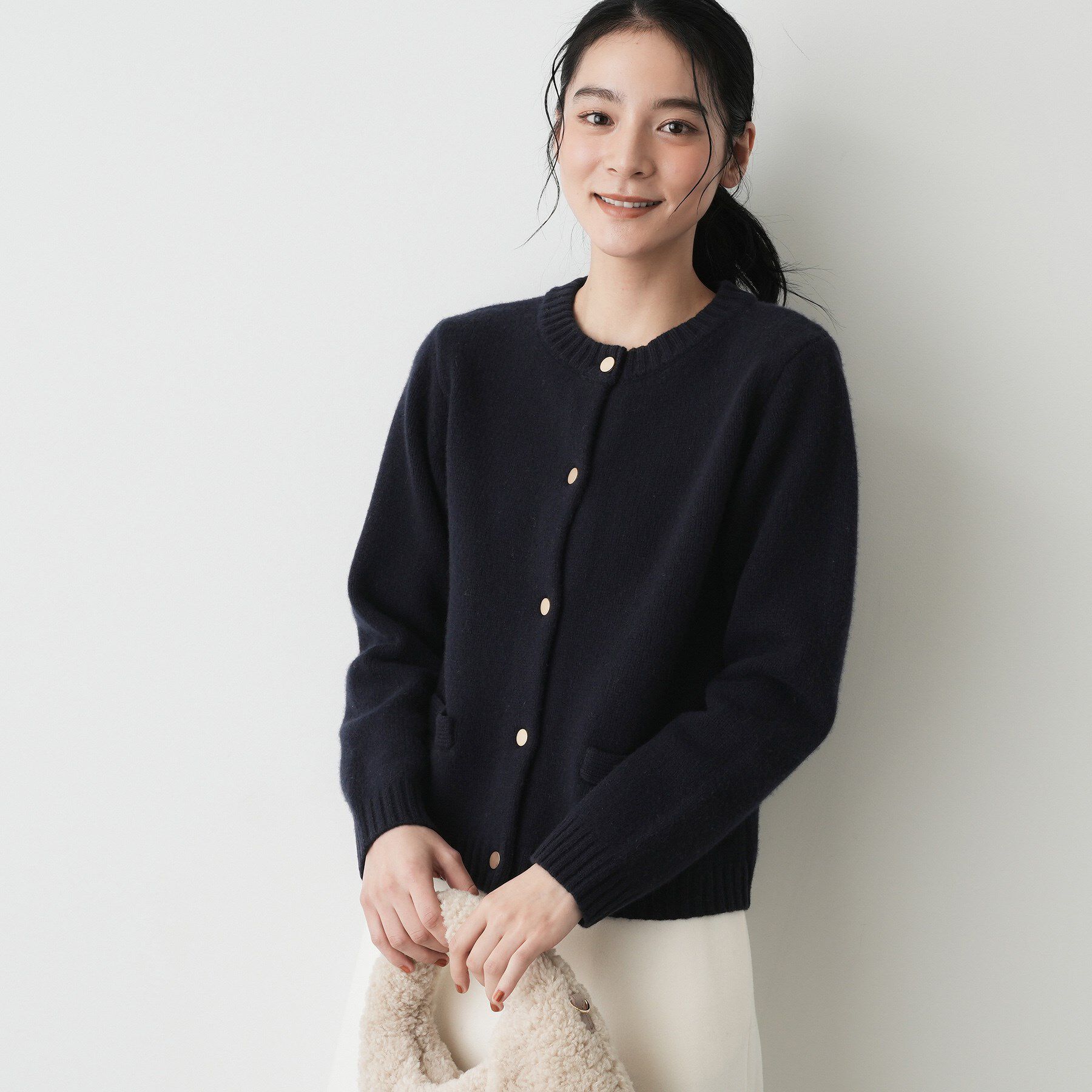 Dessin「ウールカシミヤカーディガン」|カーディガン|