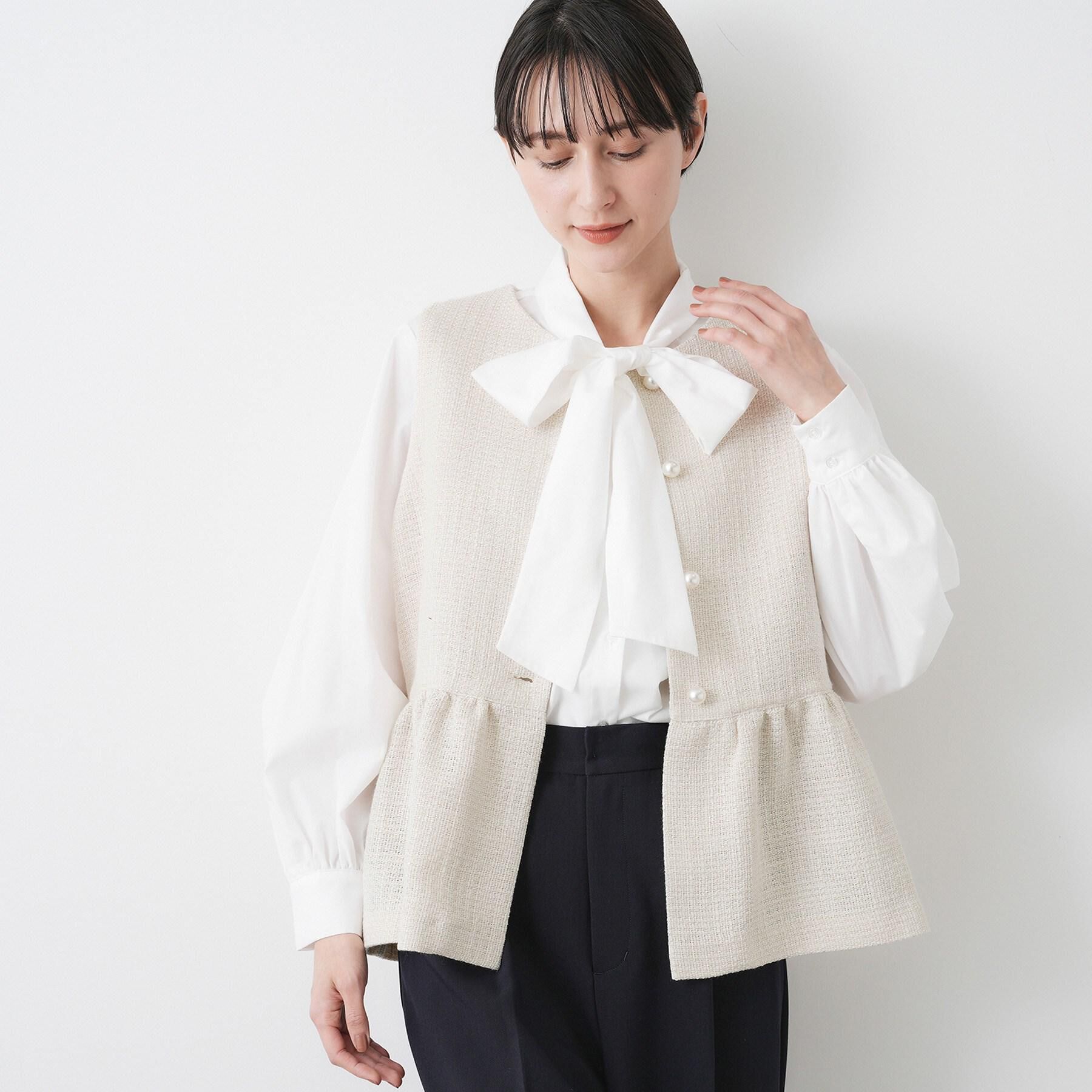 Dessin「【入卒/セレモニー】ボウタイリボンブラウス」|シャツ・ブラウス|