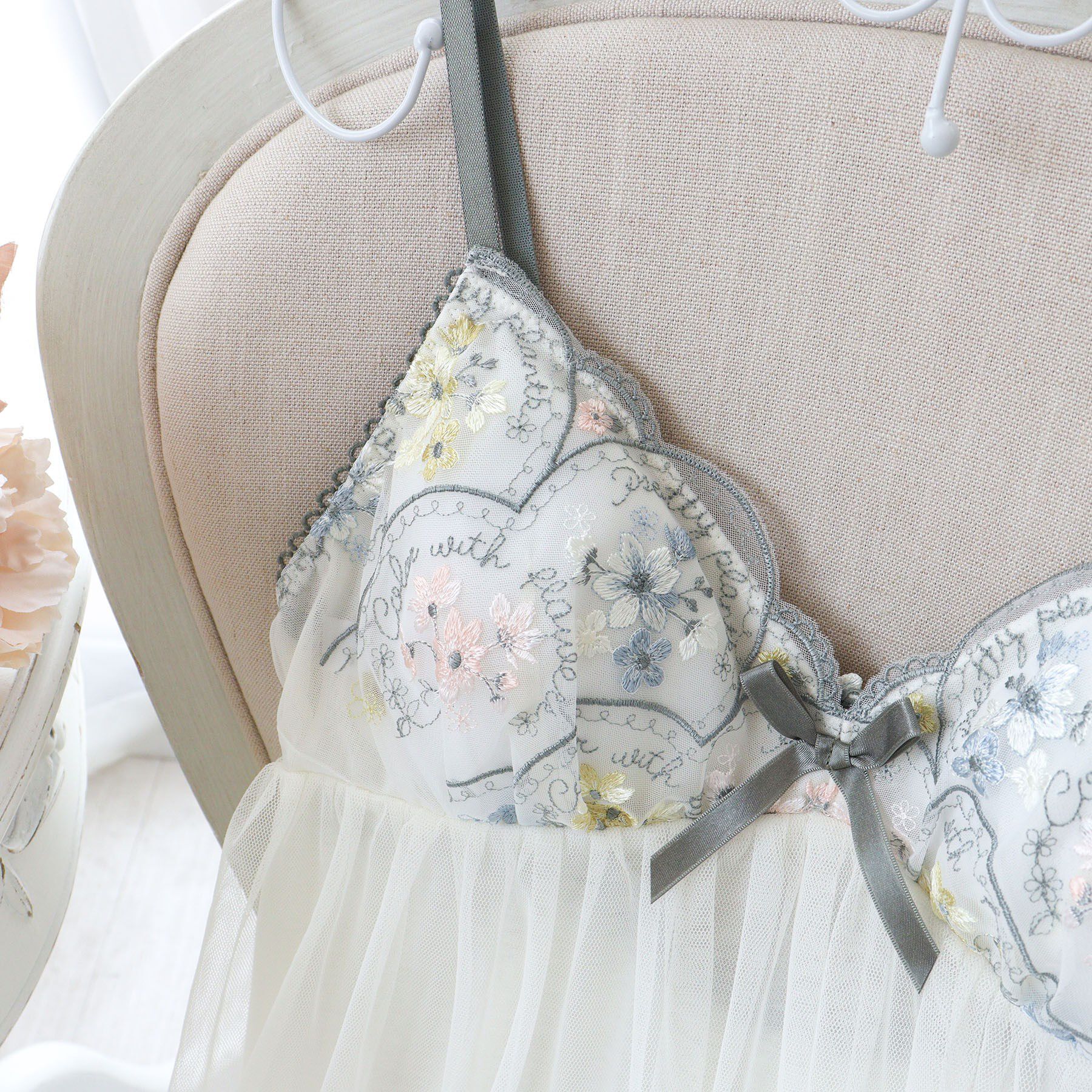 Risa Magli「フェリーチェ カップ付マキシワンピース」|インナー|