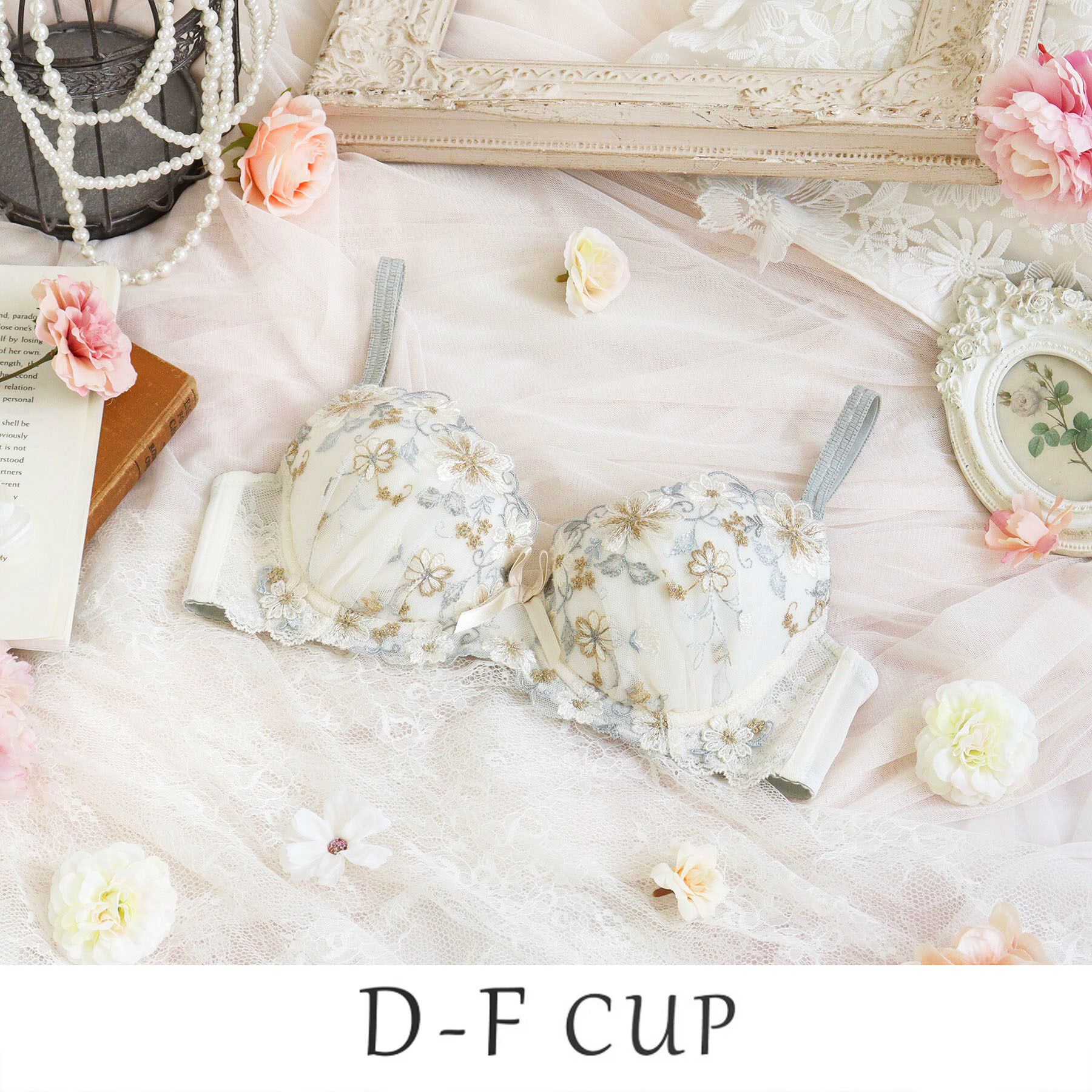 Risa Magli「ジア ブラジャー （D-F） ＜スウィートリッチ＞」|インナー|アイボリー(004)