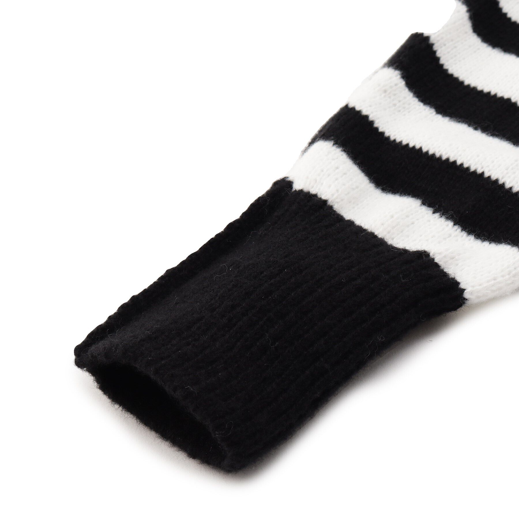 Doll Kiss「ニットボーダーレッグカバー」|レッグウォーマー|