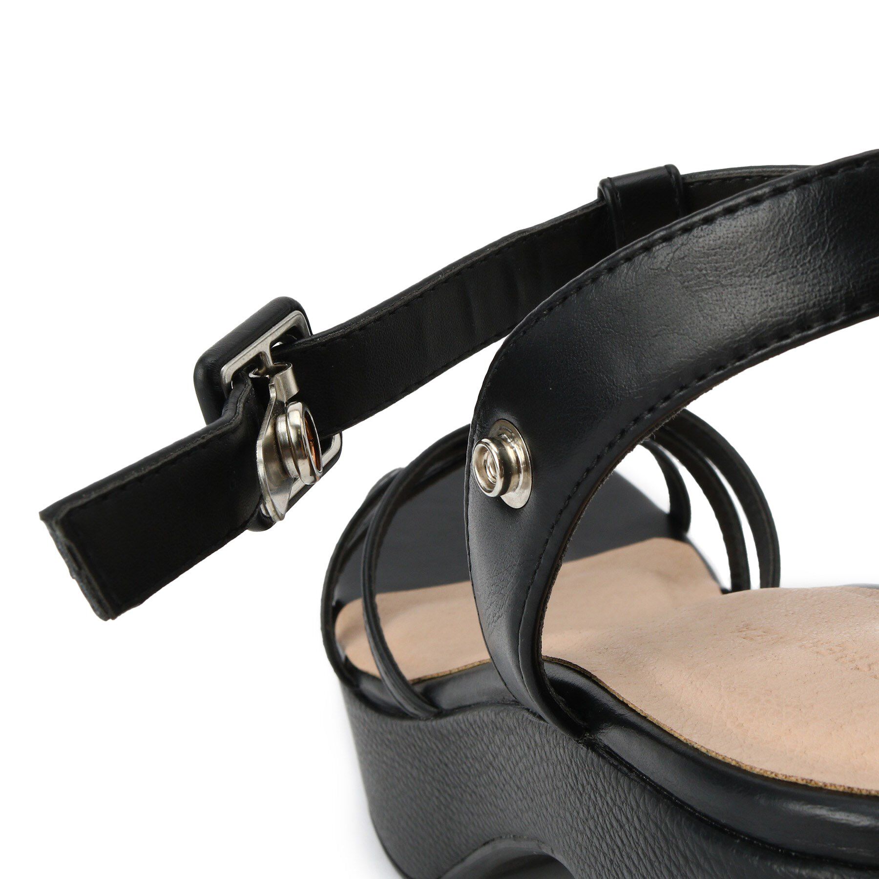 ESPERANZA「Tストラップミニバックルサンダル」|サンダル|