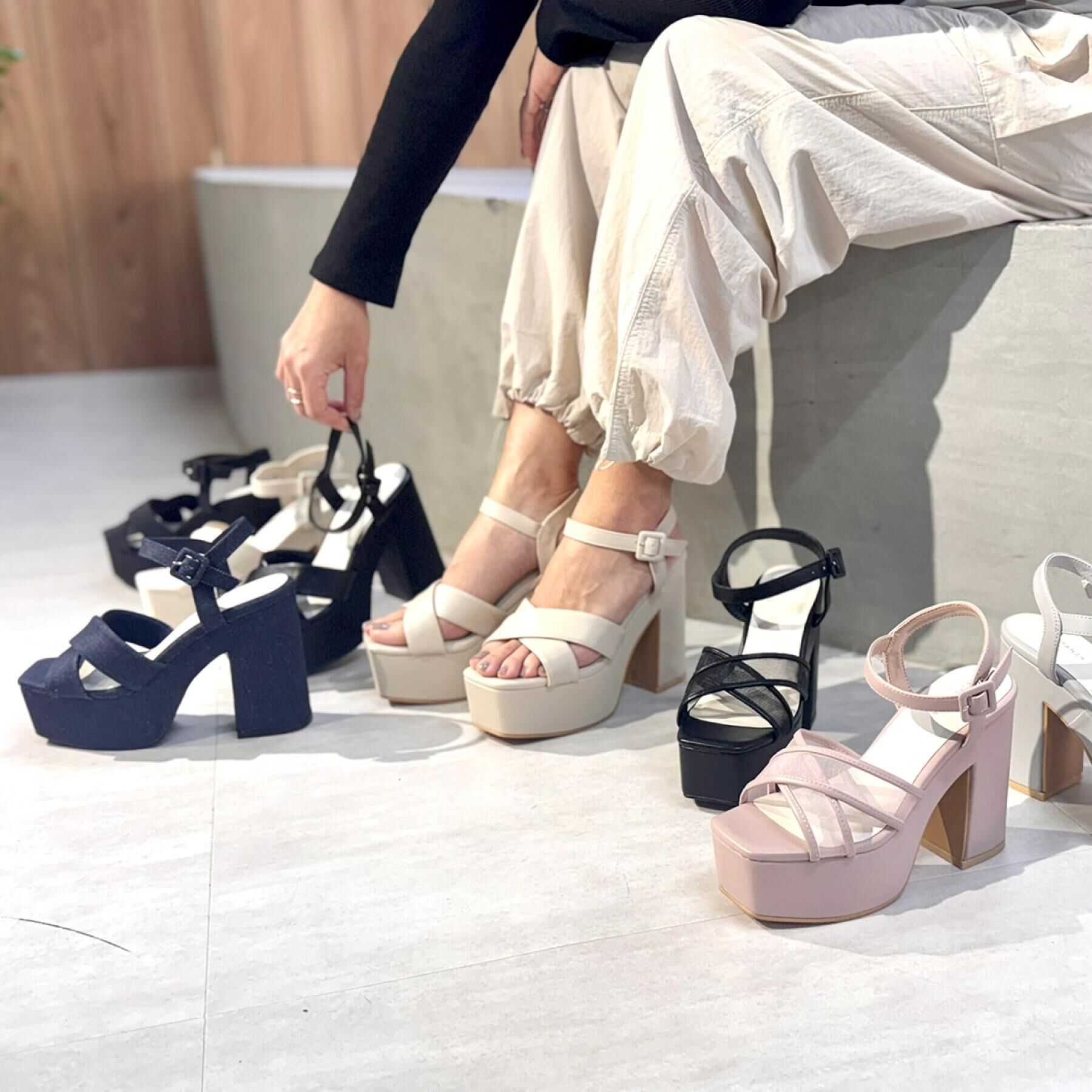 ESPERANZA「ラク盛り厚底サンダルⅢ」|サンダル|