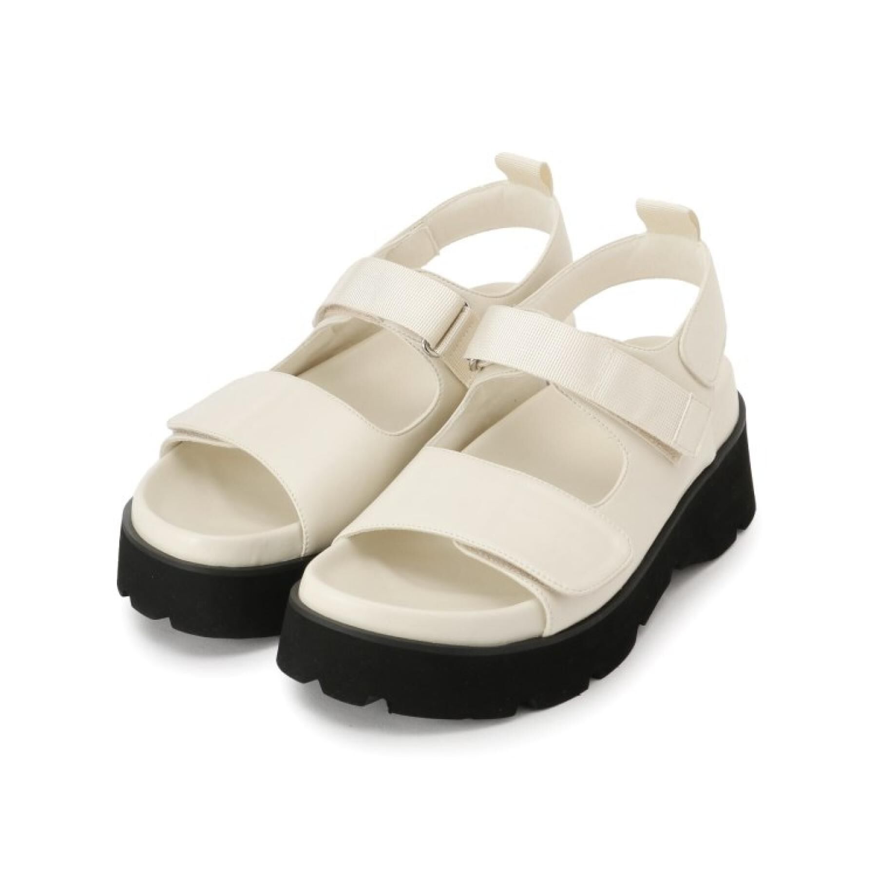 ESPERANZA「ダブルベルト厚底サンダル」|サンダル|