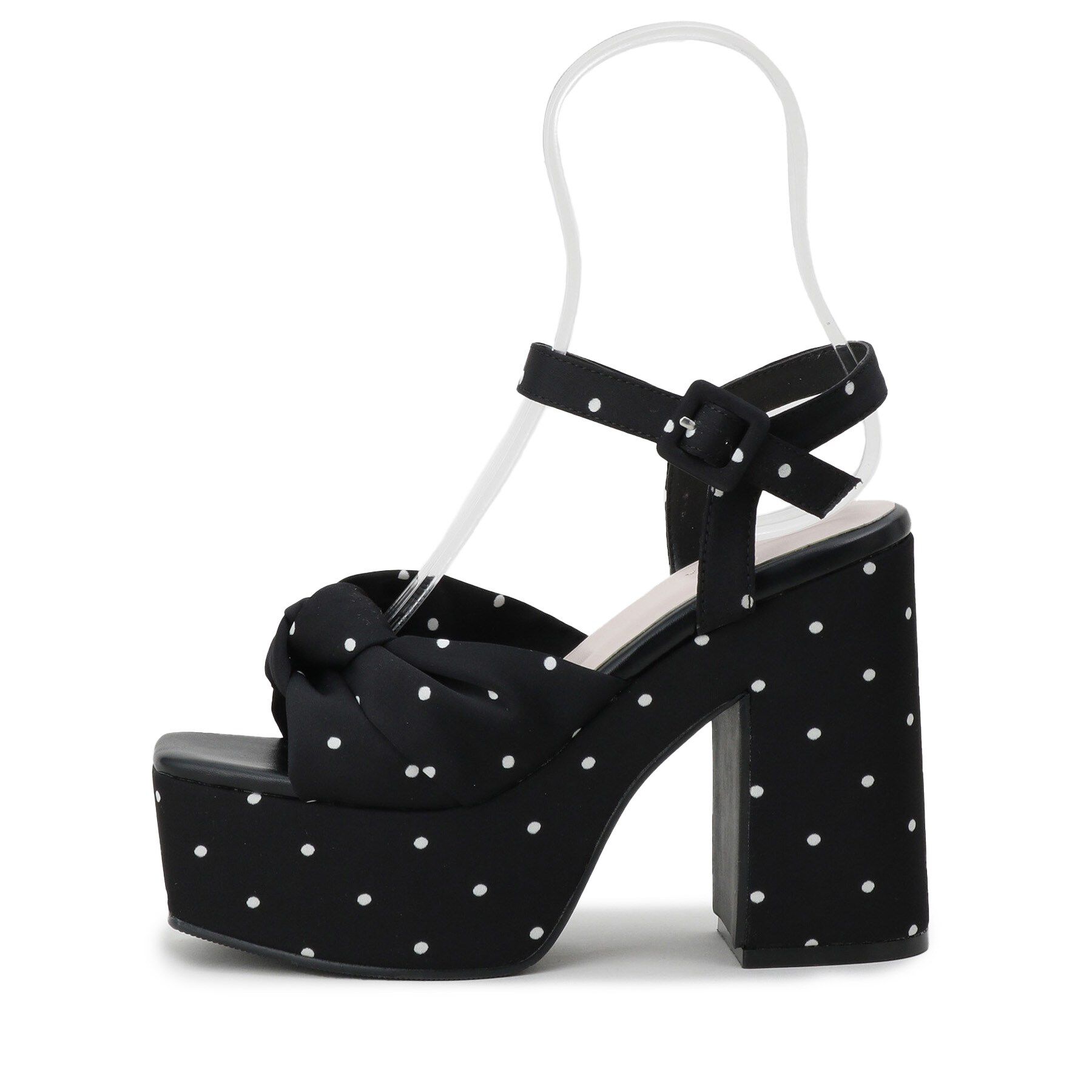 ESPERANZA「【ラク盛り／サンダル】リピーター続出／脚長美脚　ツイストリボンサンダル」|サンダル|