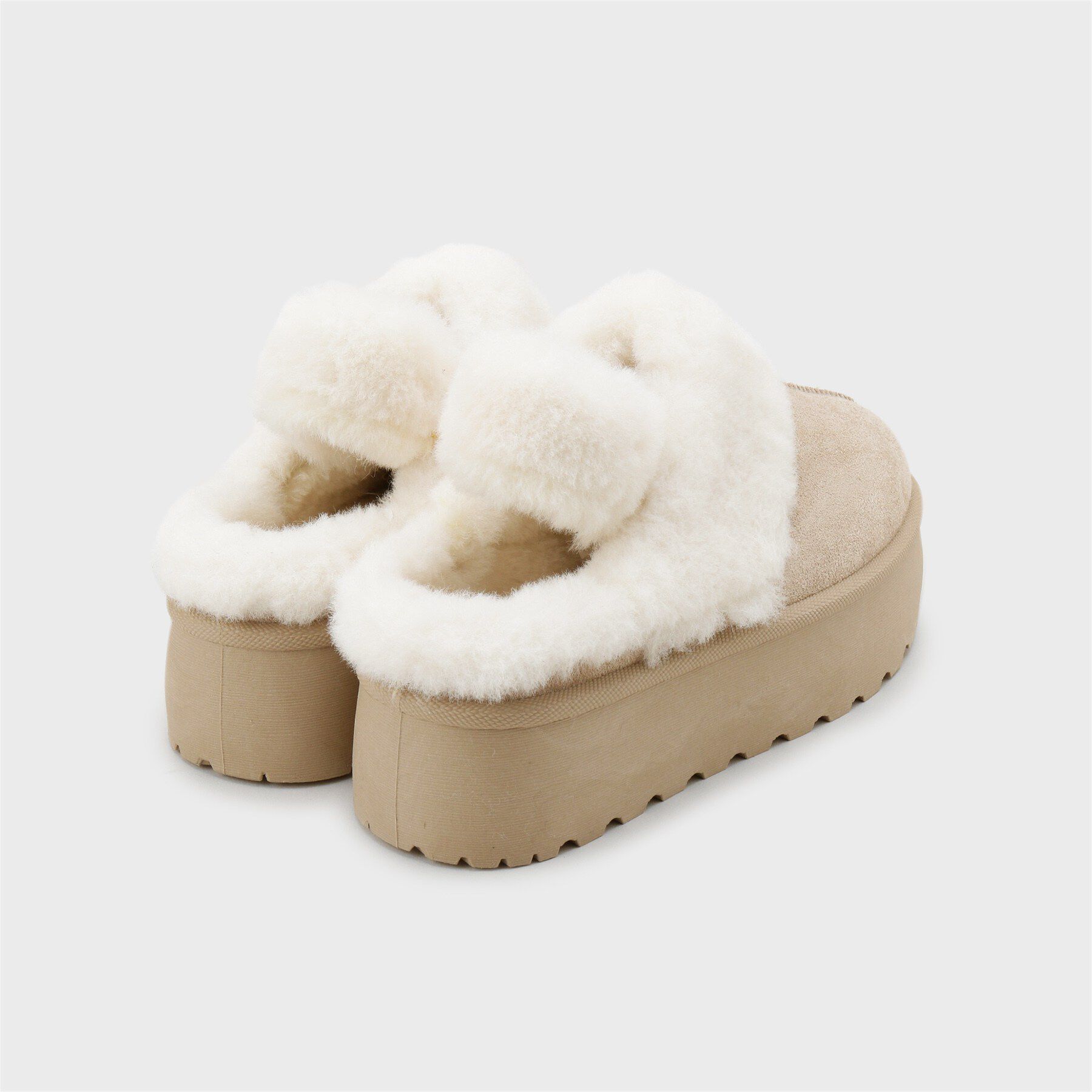 csT&P「フェイクムートンサボ　ベルト取り外し可」|サンダル|