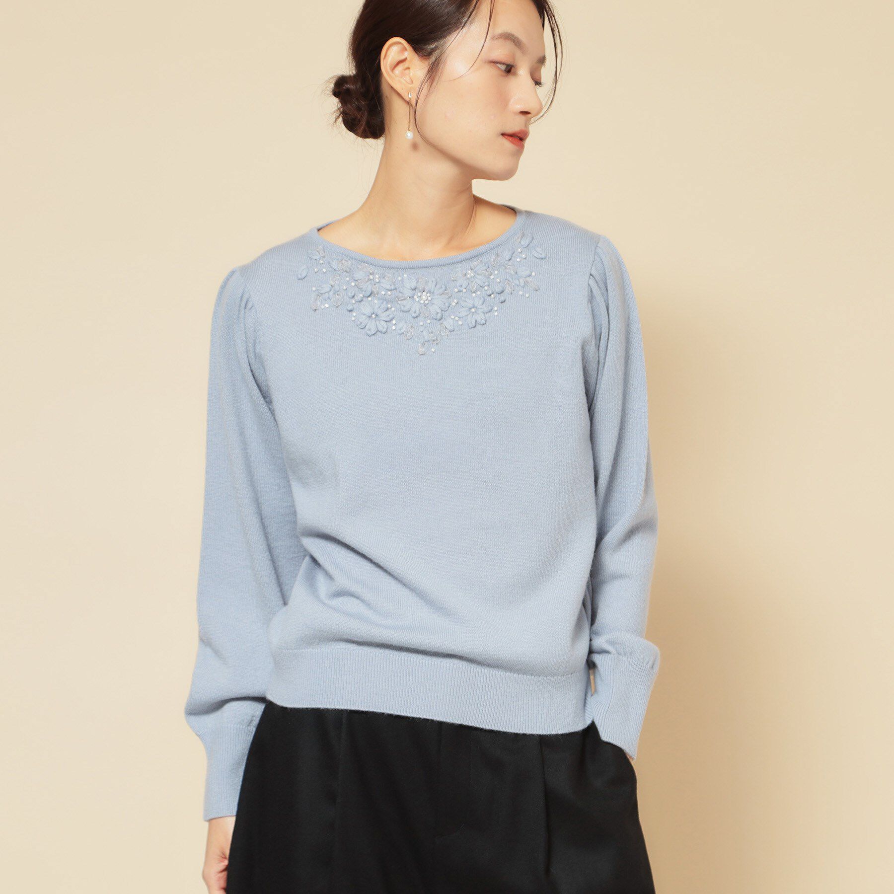 SunaUna「【上品/華やか】クラフトニット」|ニット・セーター|