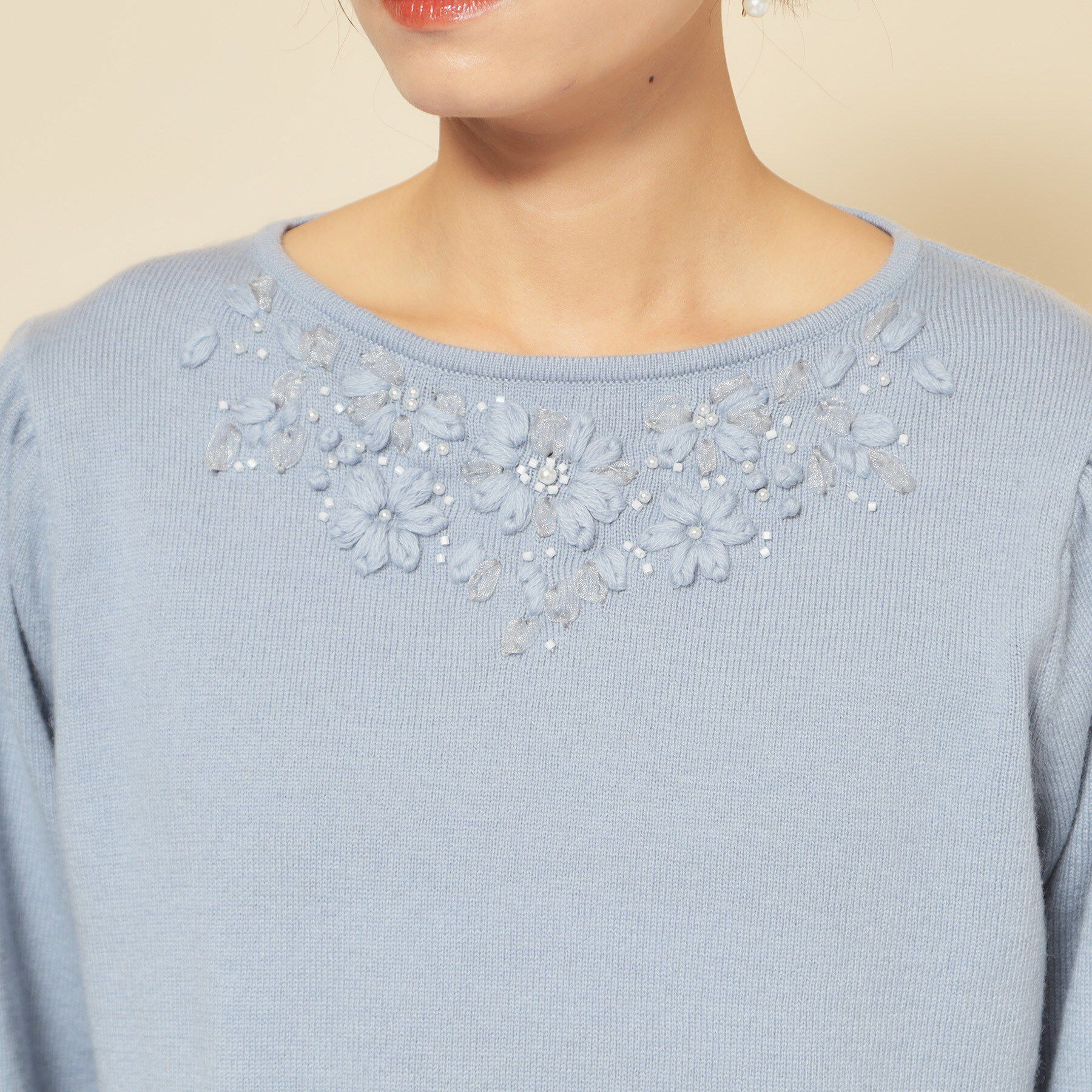 SunaUna「【上品/華やか】クラフトニット」|ニット・セーター|