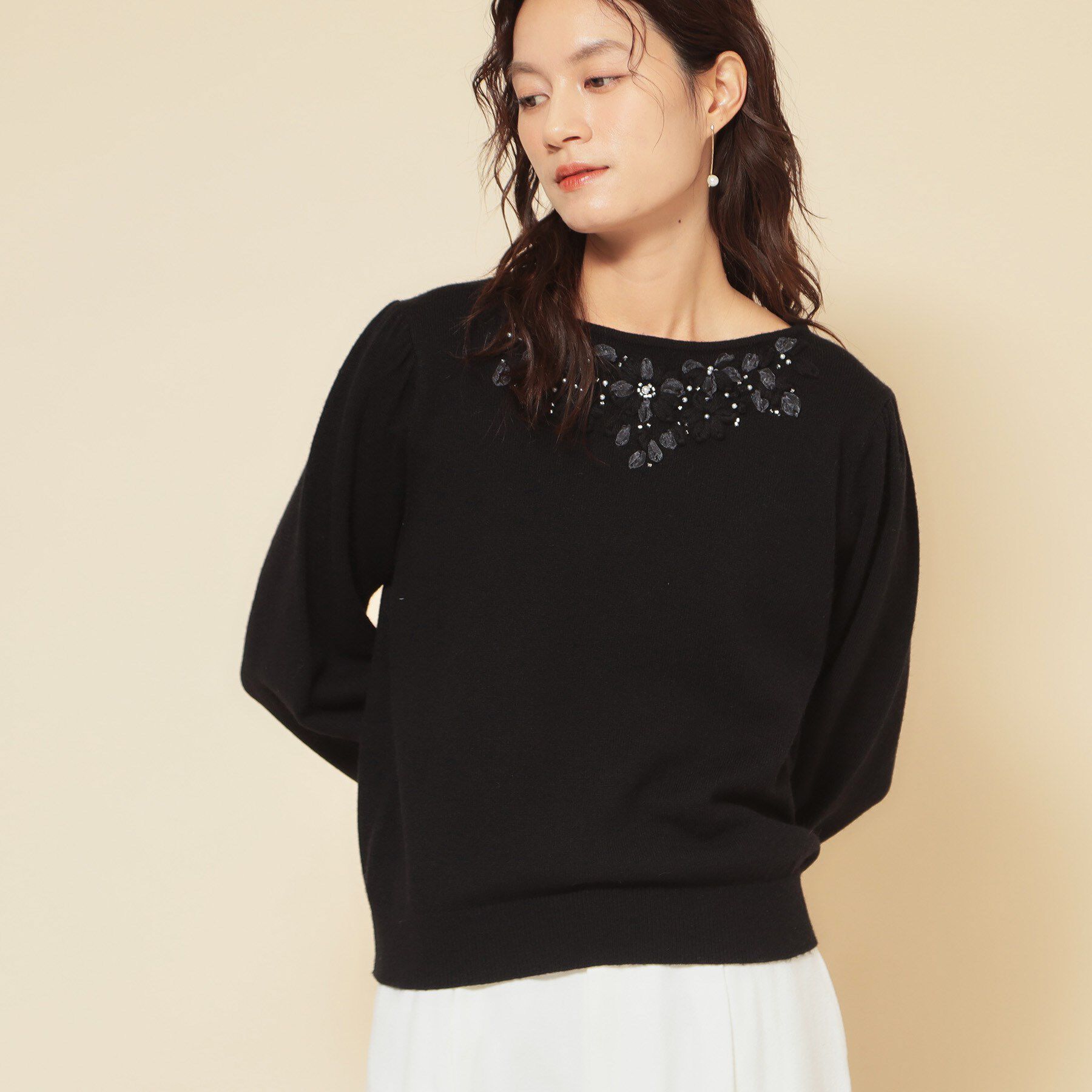 SunaUna「【上品/華やか】クラフトニット」|ニット・セーター|