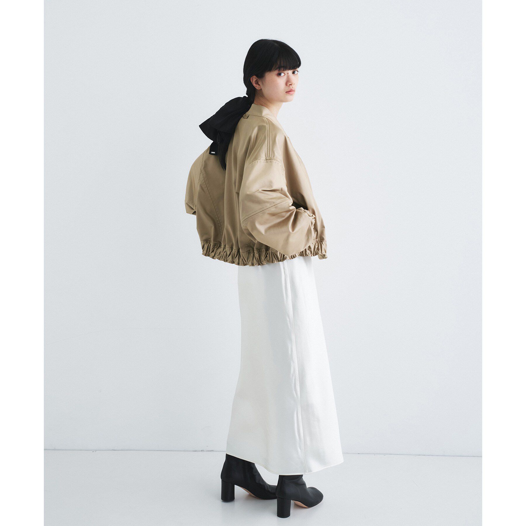 CODE A「satin bomber jacket」|ブルゾン・スタジャン|