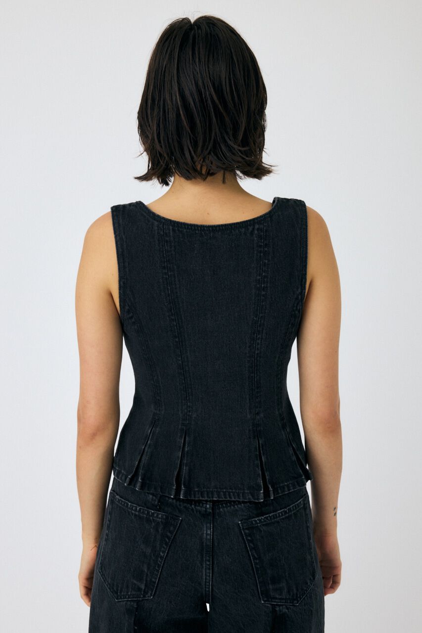 MOUSSY「BUTTON UP デニムトップス」|シャツ・ブラウス|