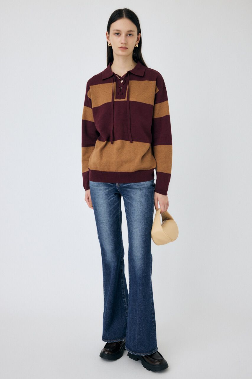 MOUSSY「MVS D/BLU FLARE」|デニム|