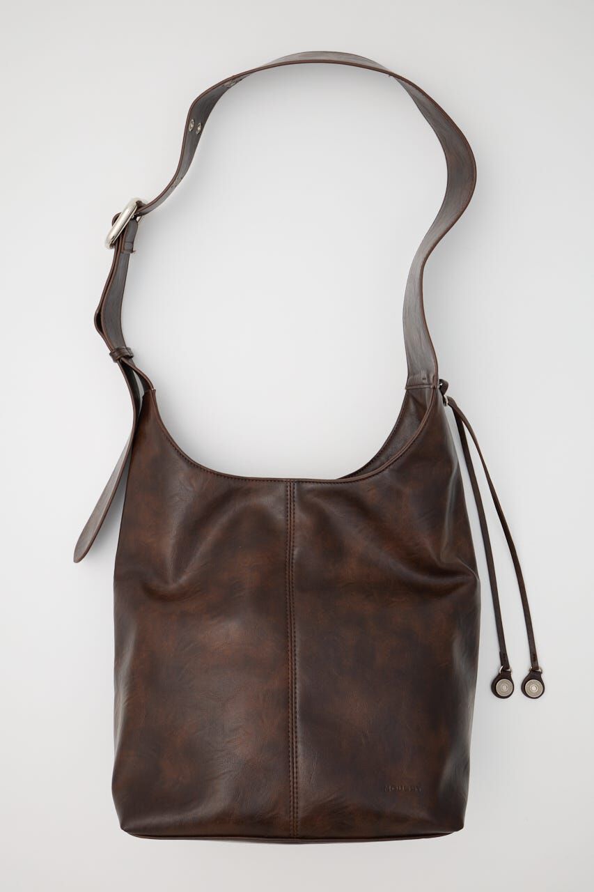 MOUSSY「BELTED BIG ホーボーバッグ」|その他|BRN