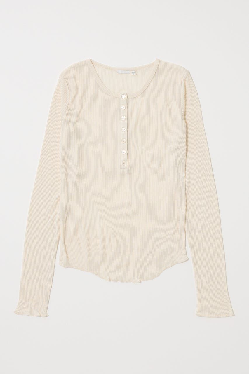 MOUSSY「HENRY NECK LONG SLEEVE Ｔシャツ」|Tシャツ・カットソー|IVOY3