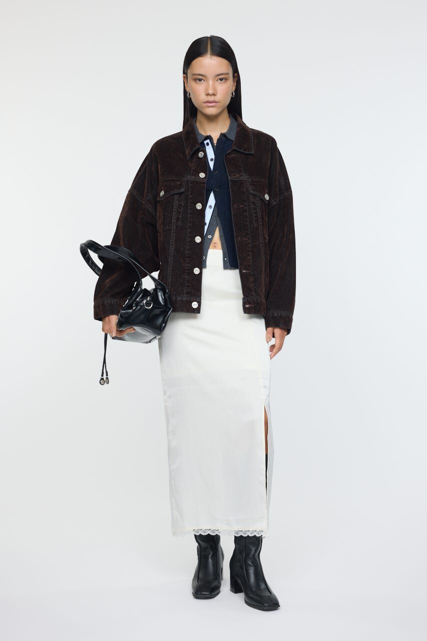 MOUSSY「DOT SATIN スカート」|スカート|