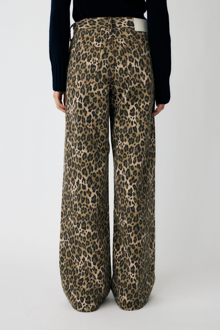 MOUSSY「LEO PRNTED WIDE ストレート」|デニム|