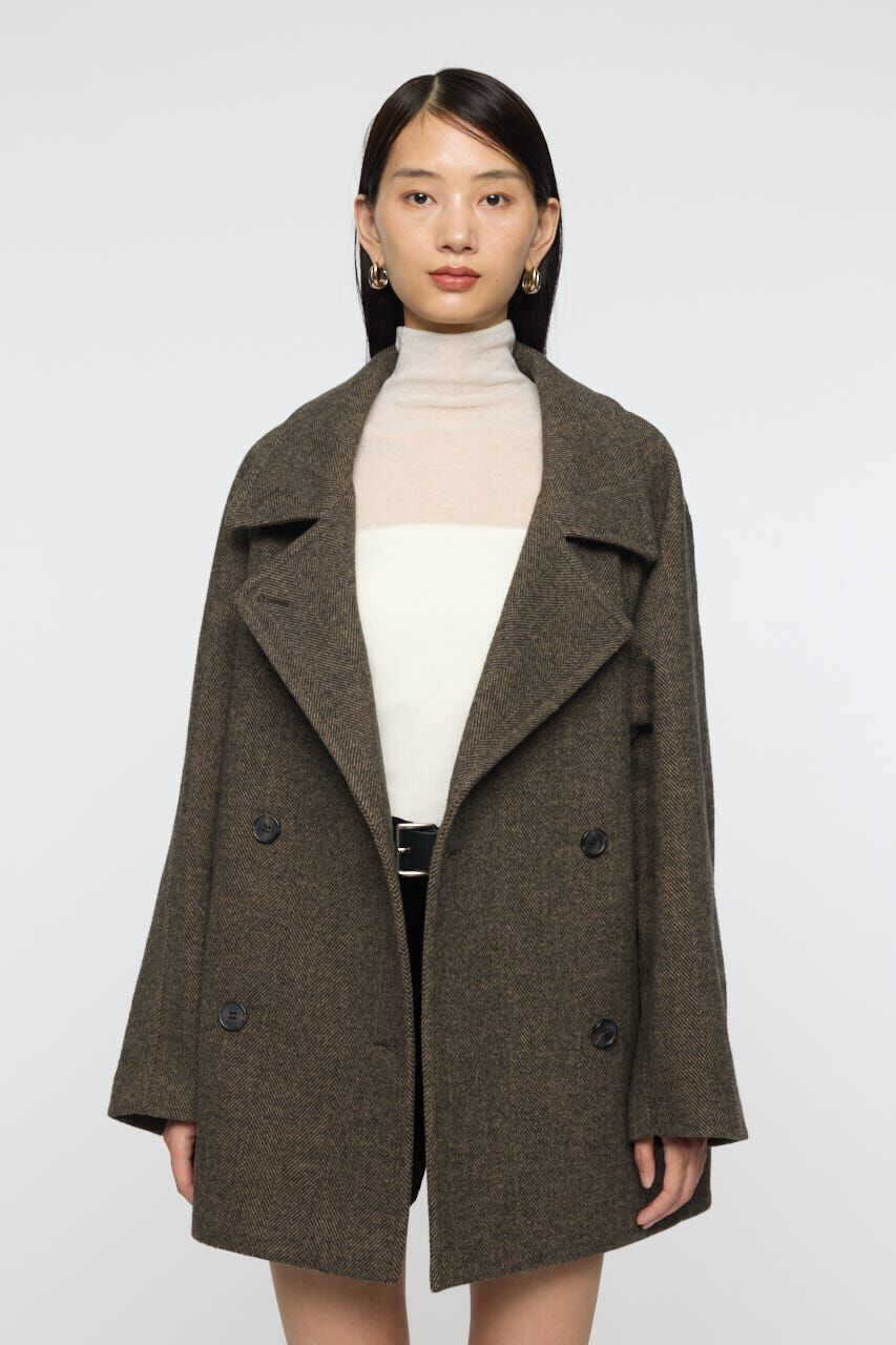 MOUSSY「DOUBLE BREASTED MID コート」|その他|