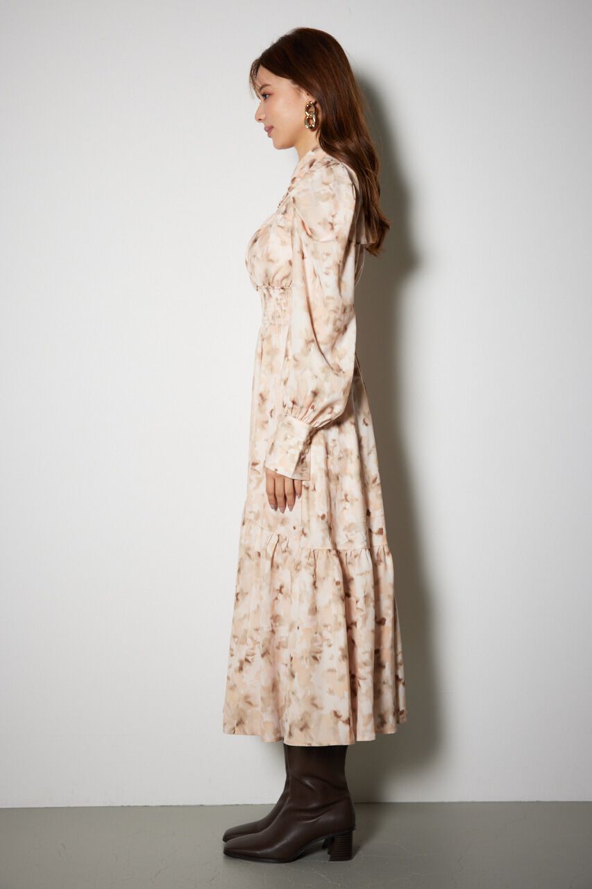 rienda「ウエストシャーリングシャツディテールワンピース」|ワンピース|