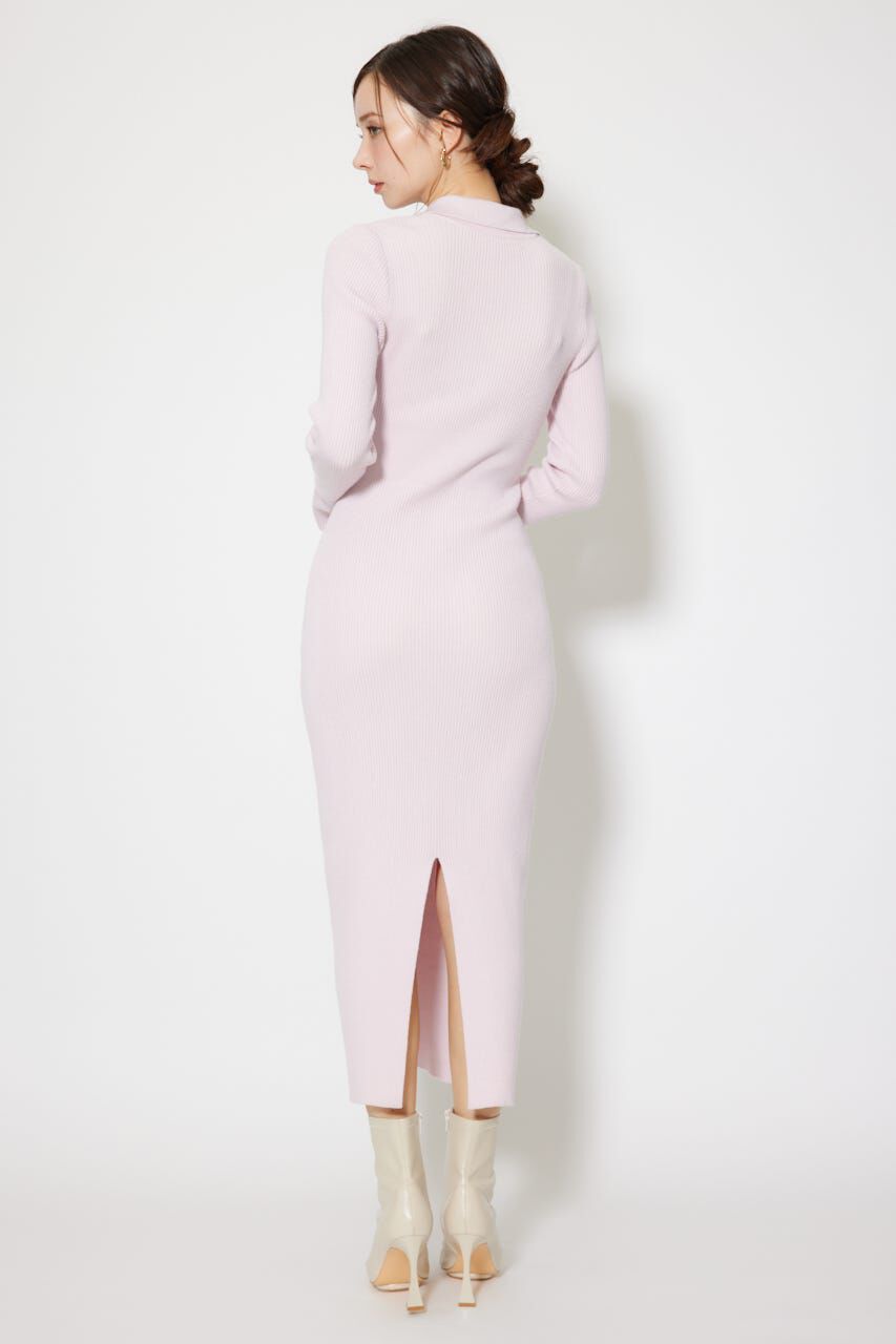 rienda「スキッパーニットワンピース」|ワンピース|