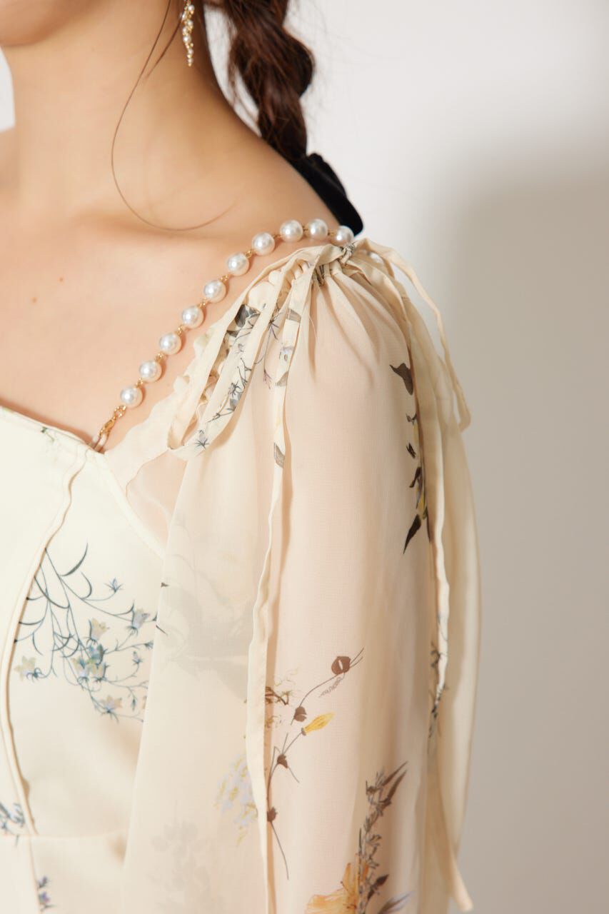 rienda「ビスチェパターンアシンンメトリーマーメイドワンピース」|ワンピース|