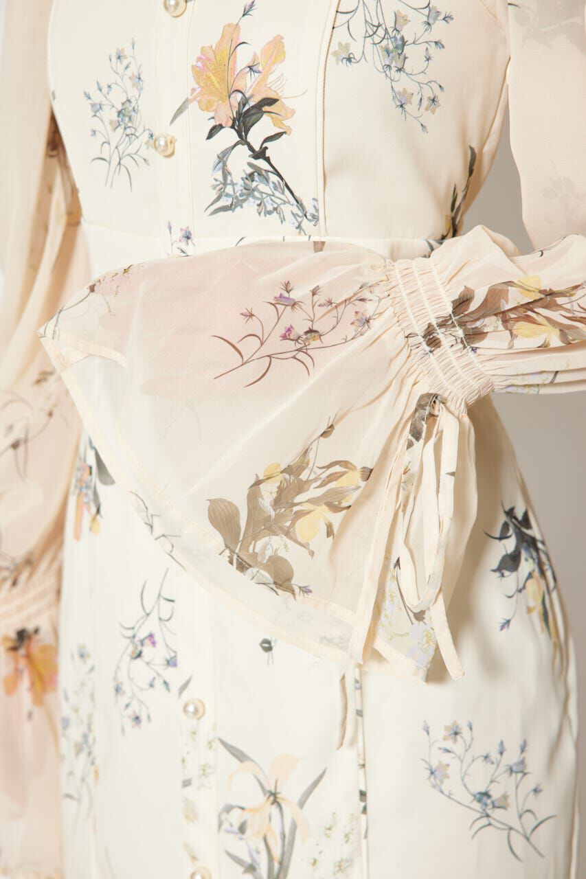 rienda「ビスチェパターンアシンンメトリーマーメイドワンピース」|ワンピース|