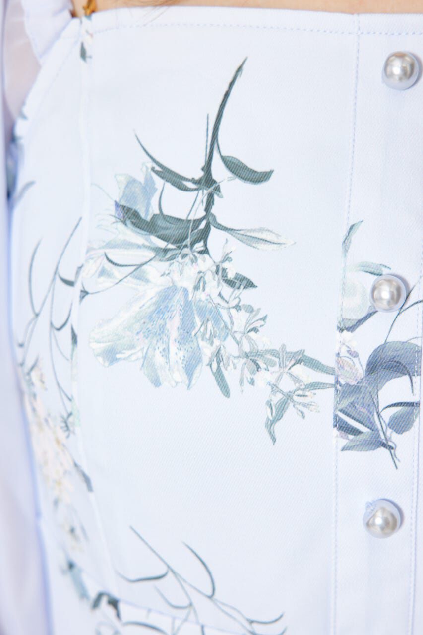 rienda「ビスチェパターンアシンンメトリーマーメイドワンピース」|ワンピース|