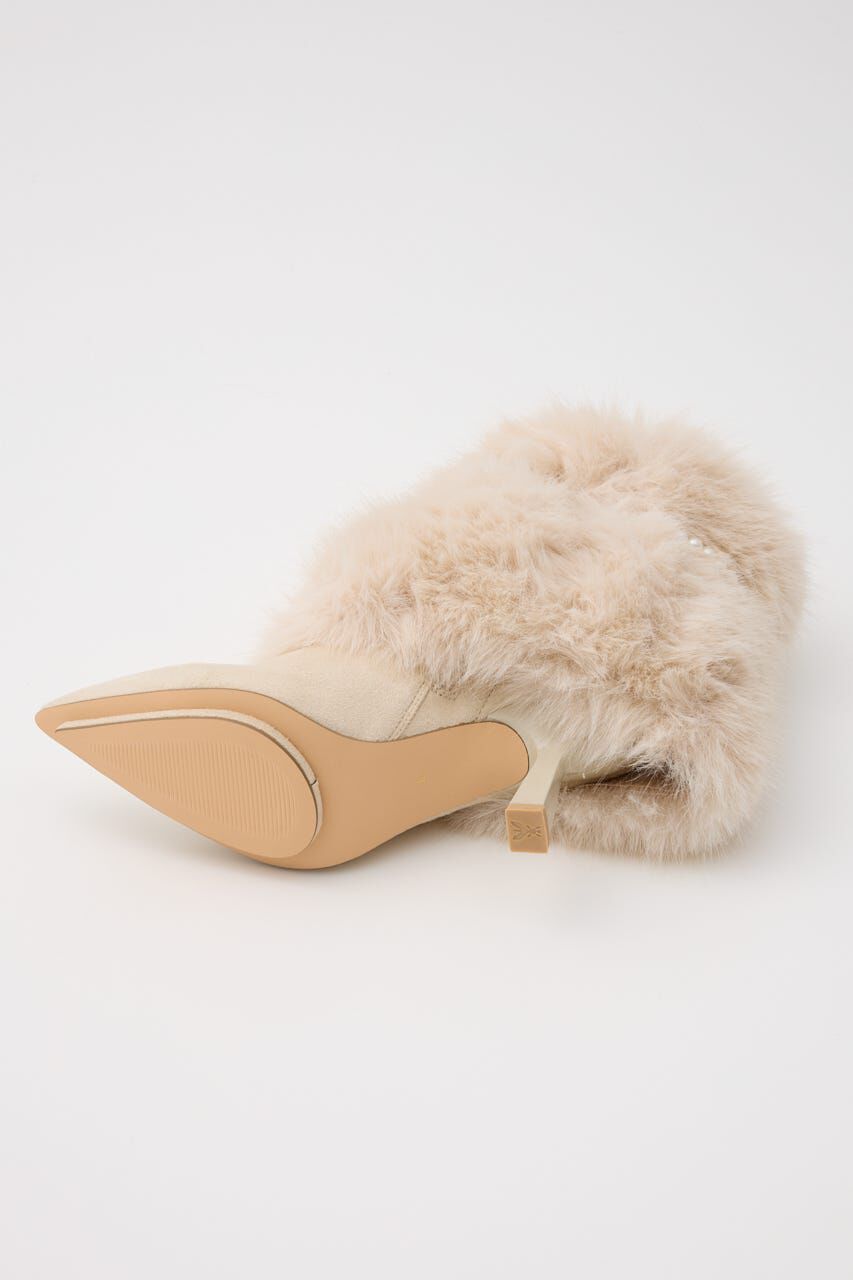 rienda「2WAYフェイクファーレースアップブーティー」|その他|