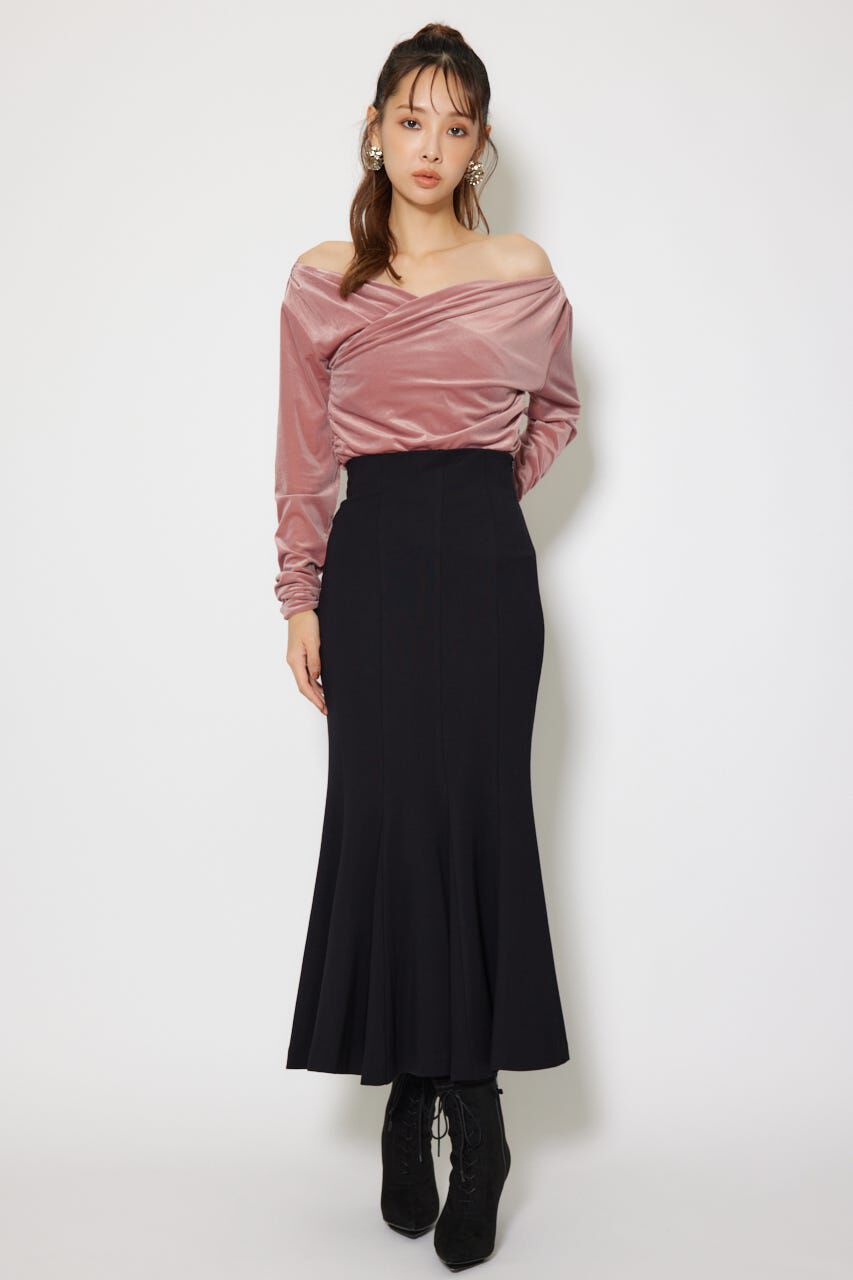 rienda「バックレースアップデザインマーメイドスカート」|スカート|